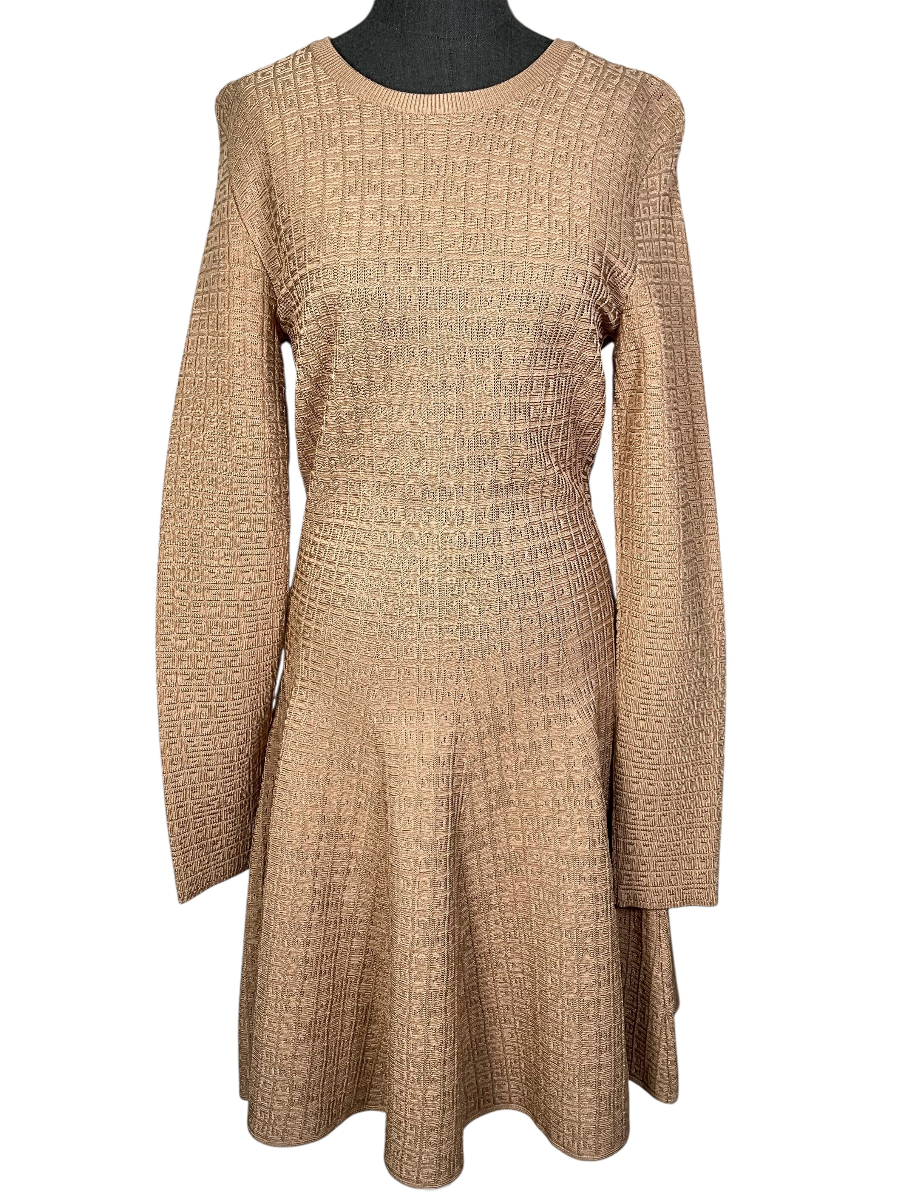 Givenchy Jacquard Knit Mini Dress Size L