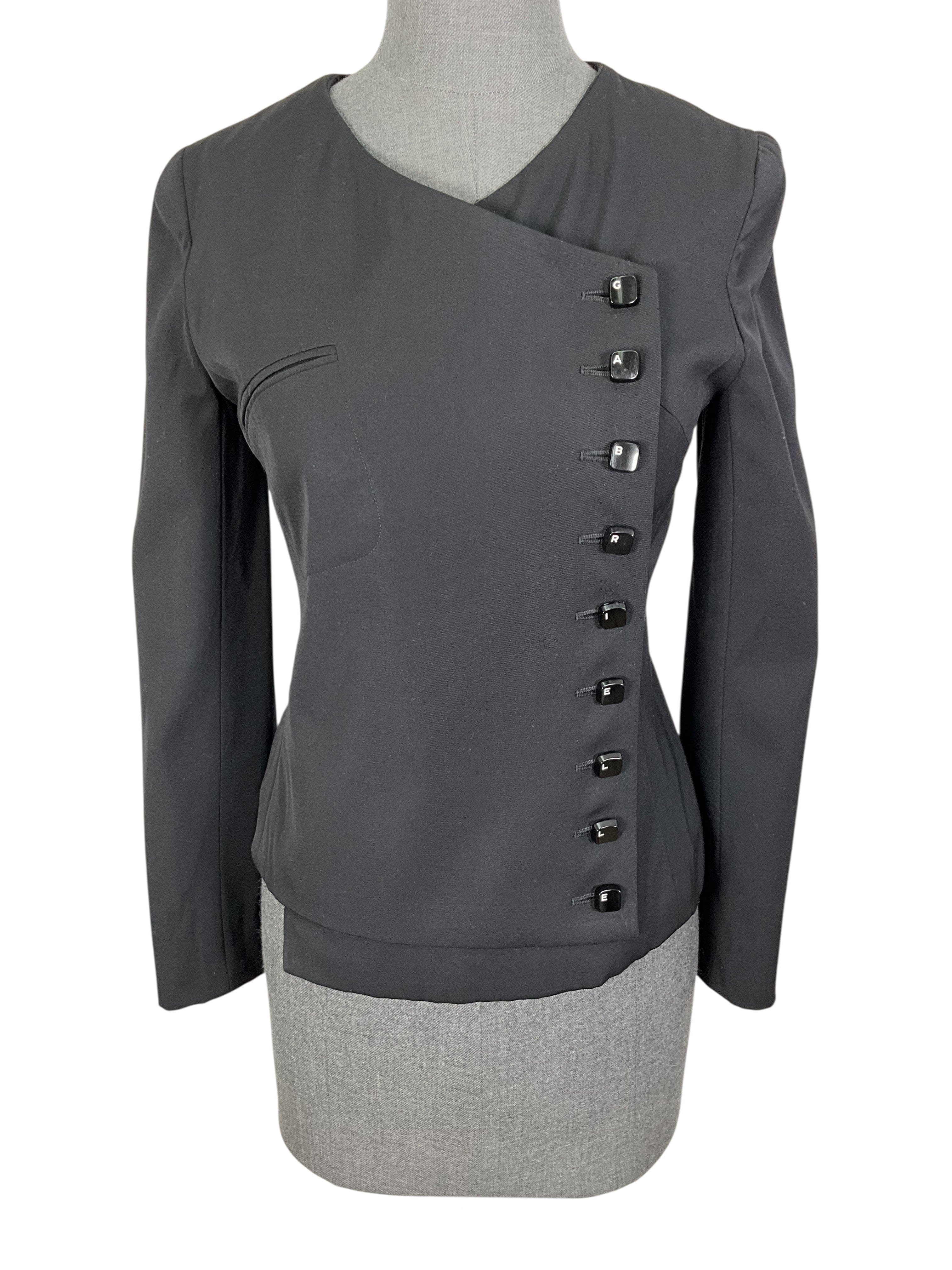 Chanel Gabrielle Asymmetrical Jacket Size S