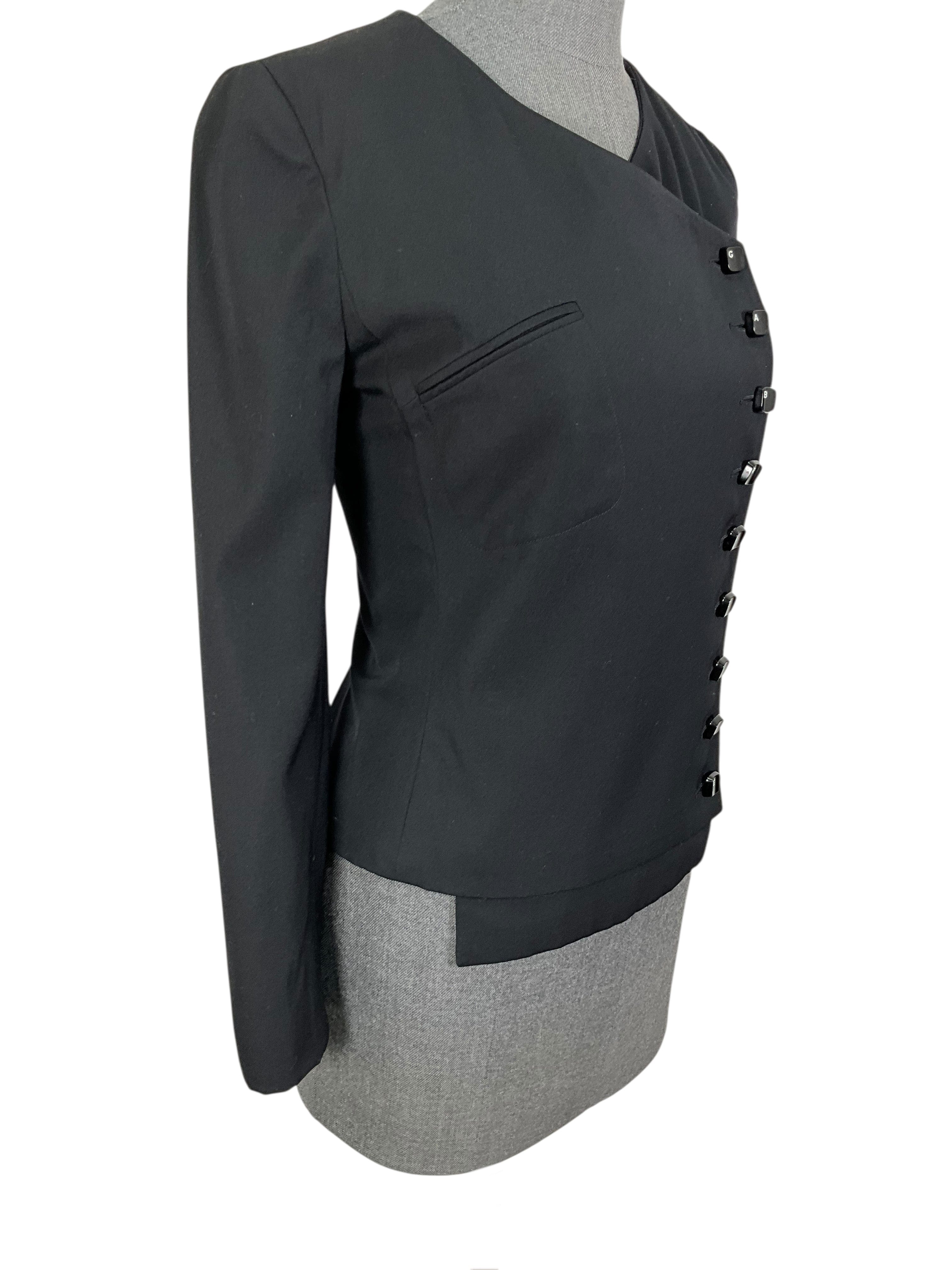 Chanel Gabrielle Asymmetrical Jacket Size S