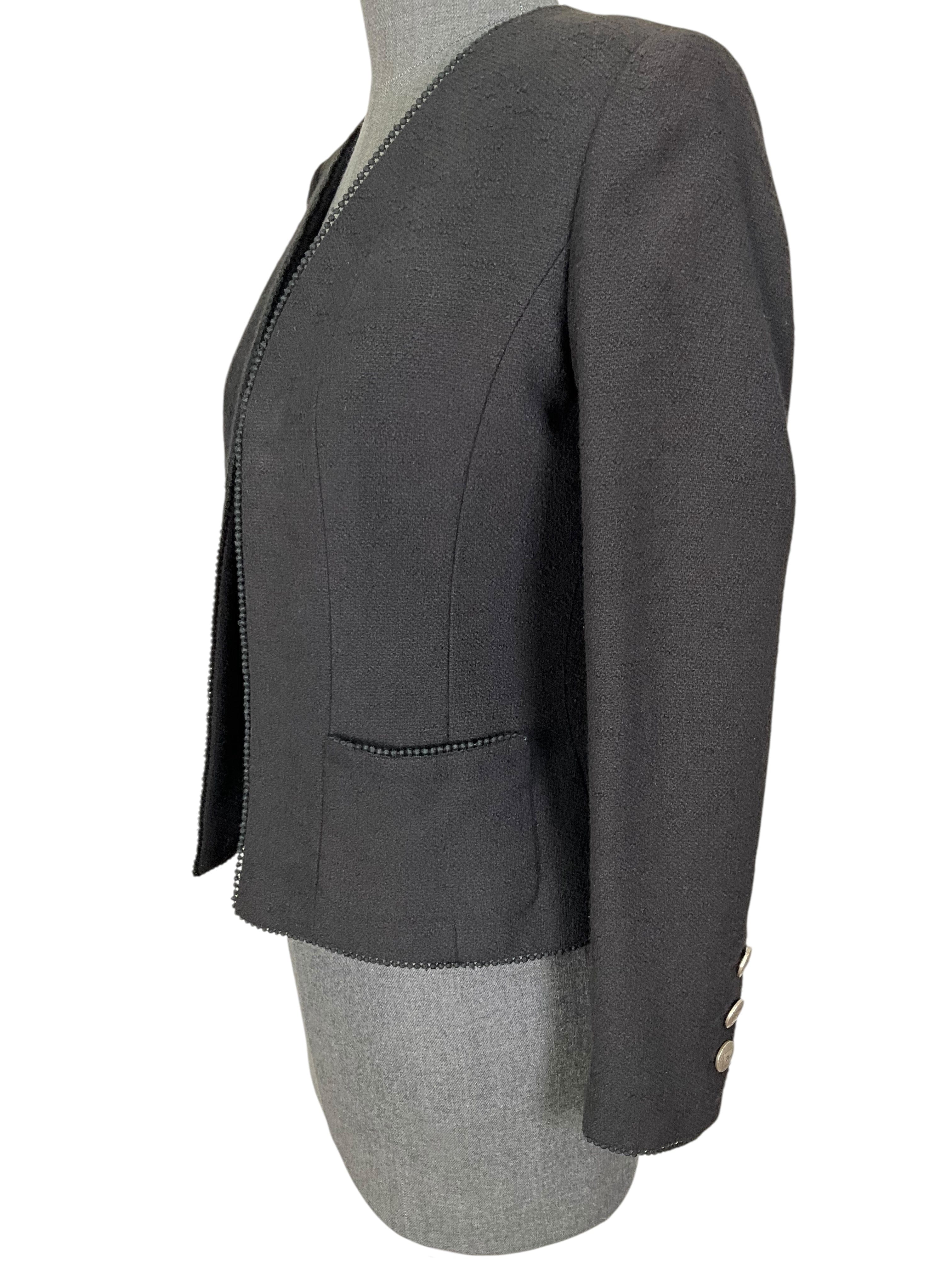 Chanel 98P Cotton Boucle Skirt Suit Size S