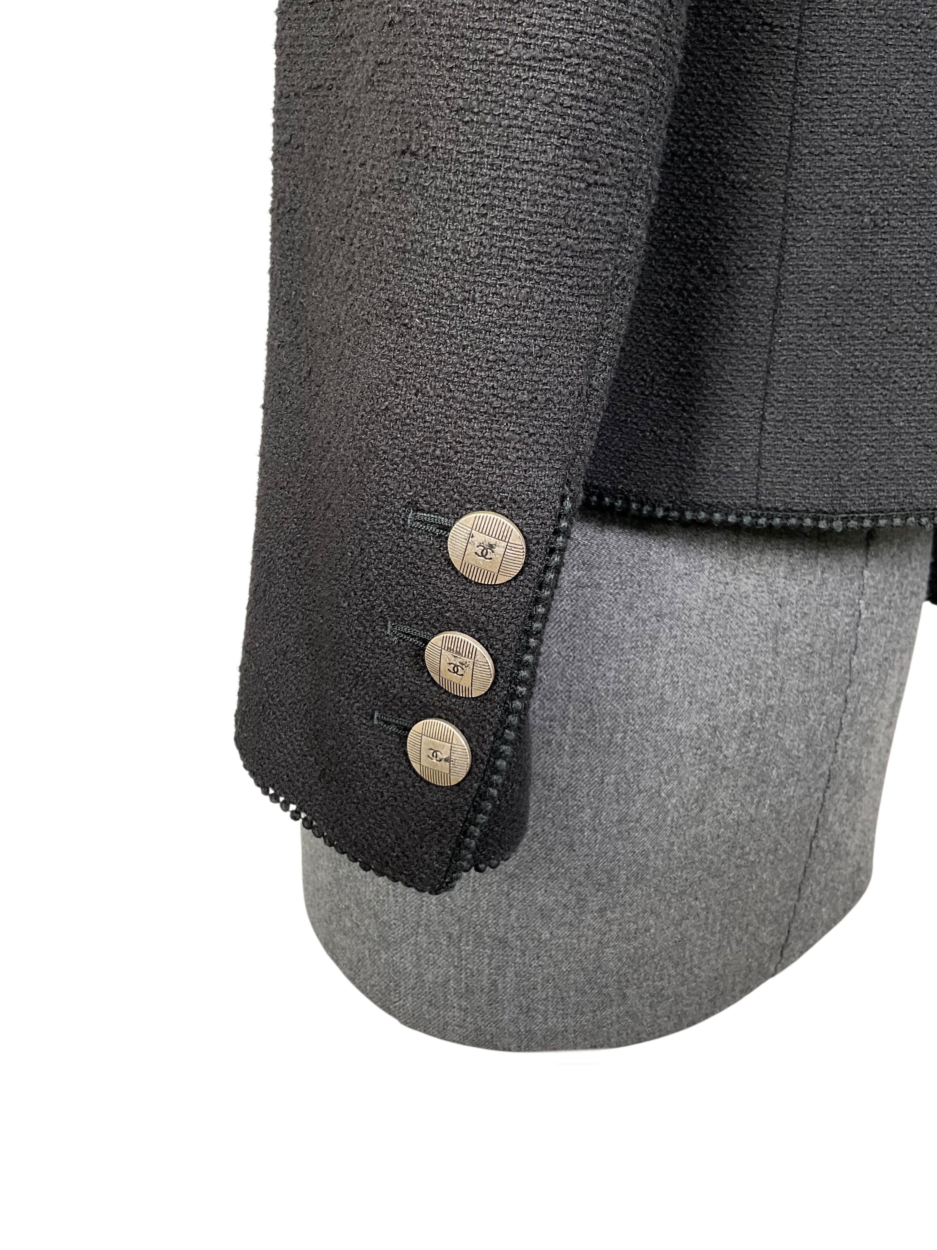 Chanel 98P Cotton Boucle Skirt Suit Size S