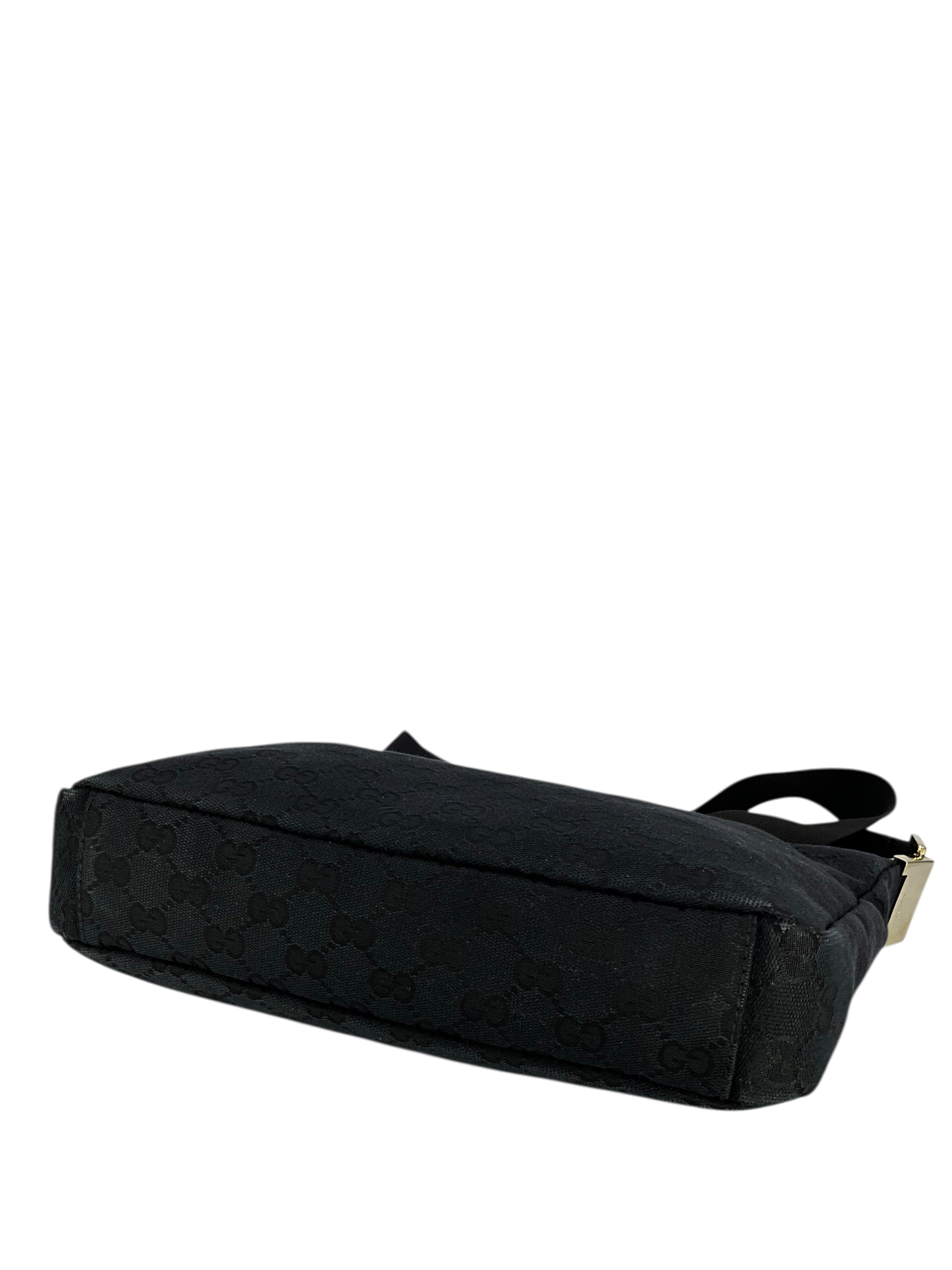 Gucci Vintage GG Monogram Canvas Shoulder Bag