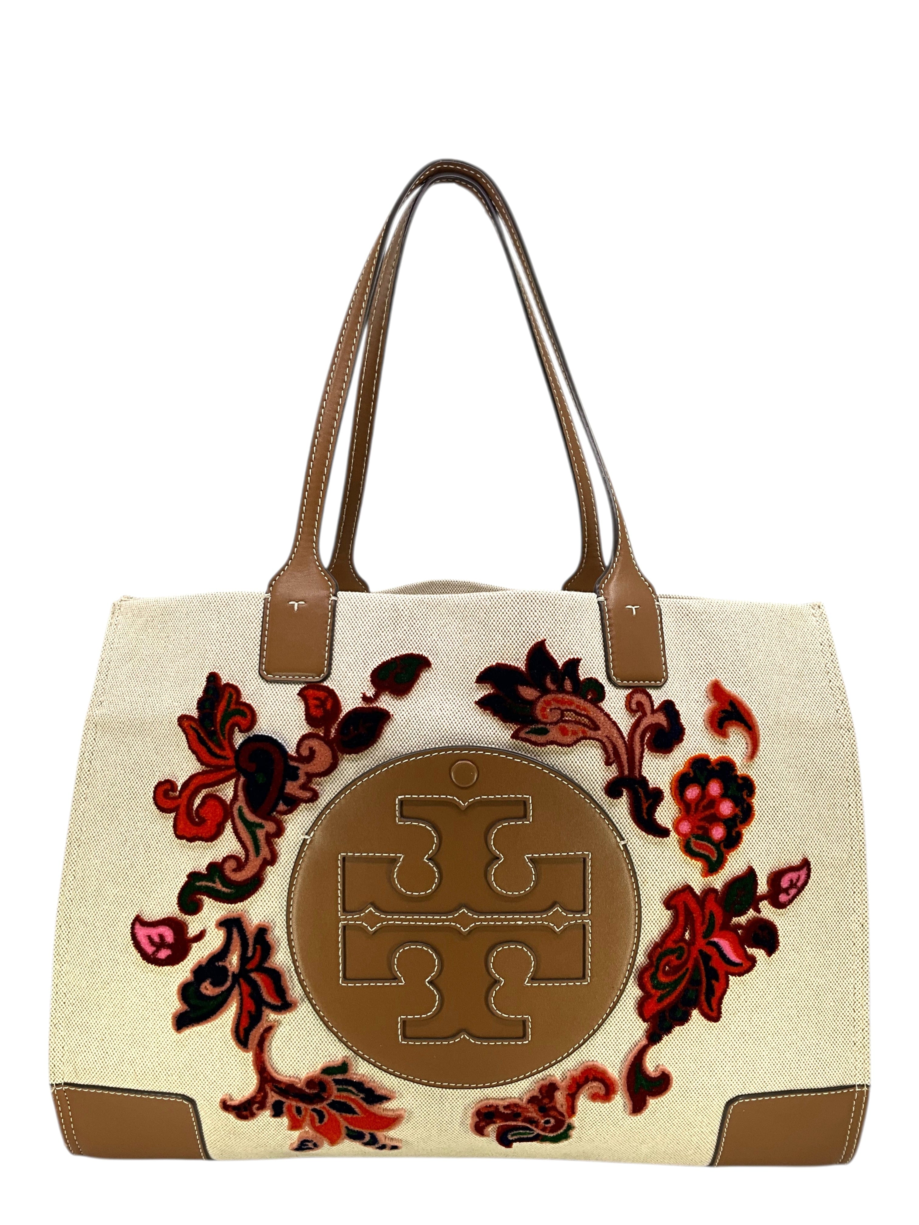 TORY BURCH Ella Fil Coupe Tote Bag