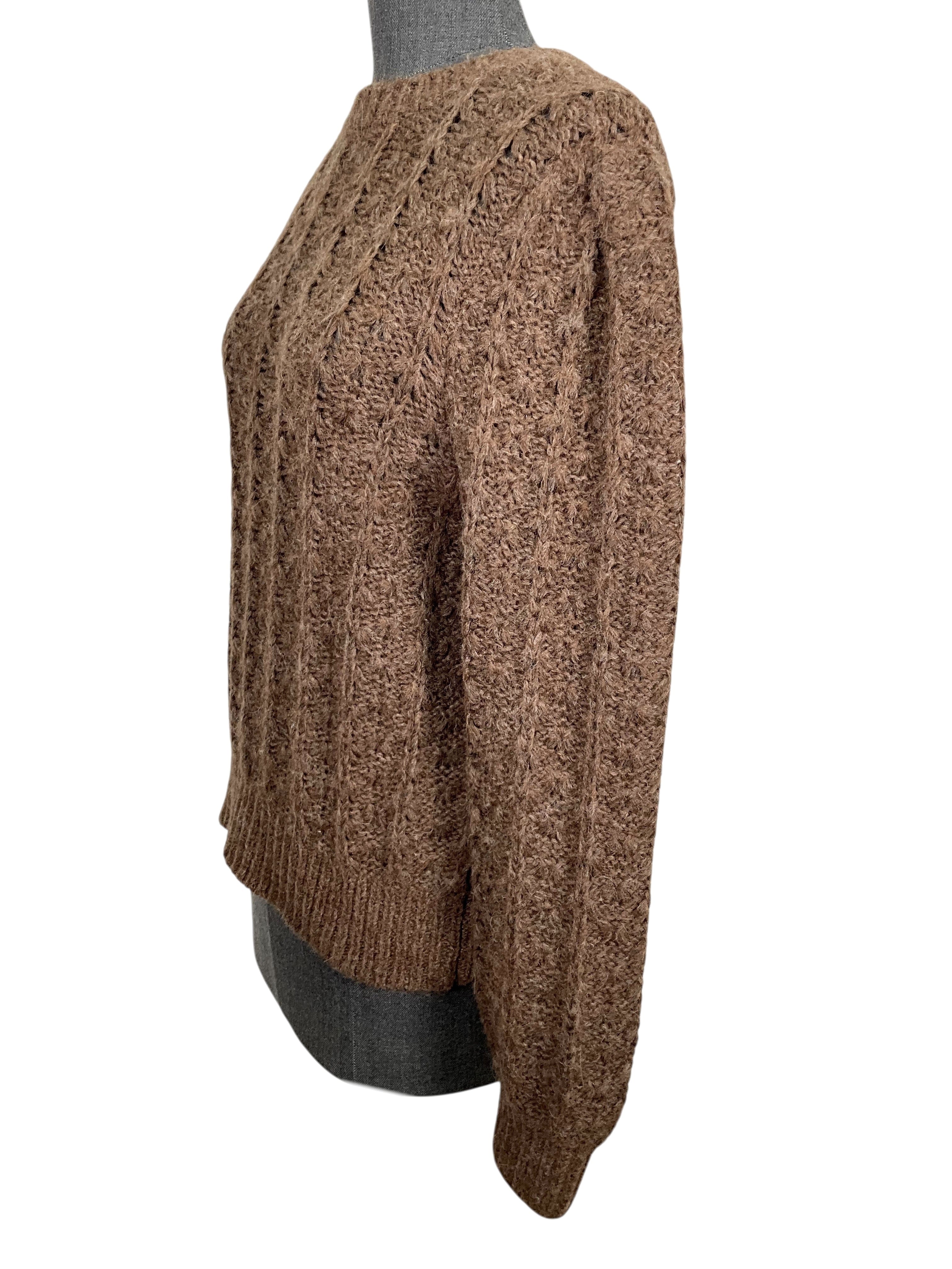 White & Warren Alpaca Blend Sweater Size S NEW