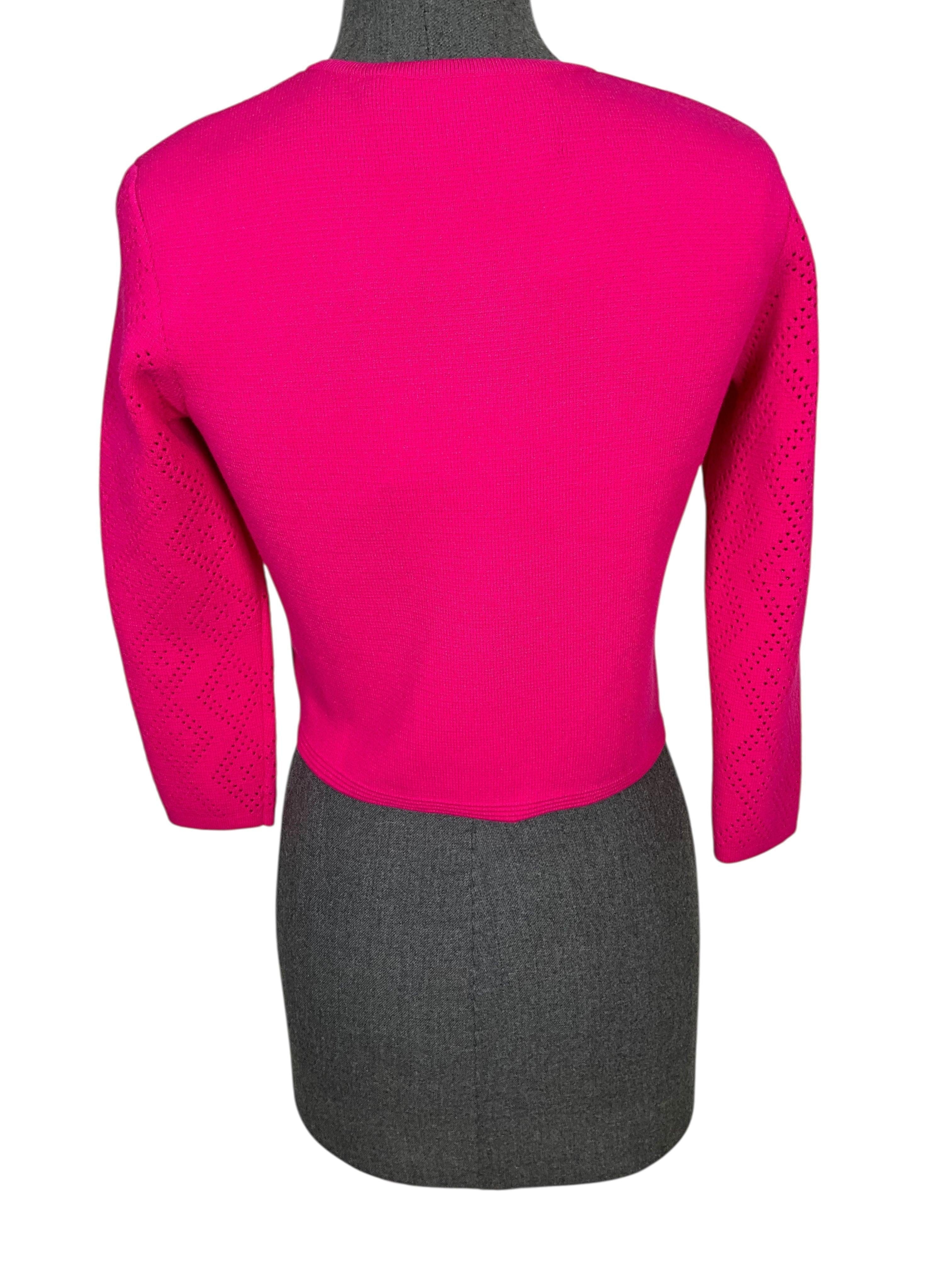 Carolina Herrera Pointelle Cardigan Size XS NEW
