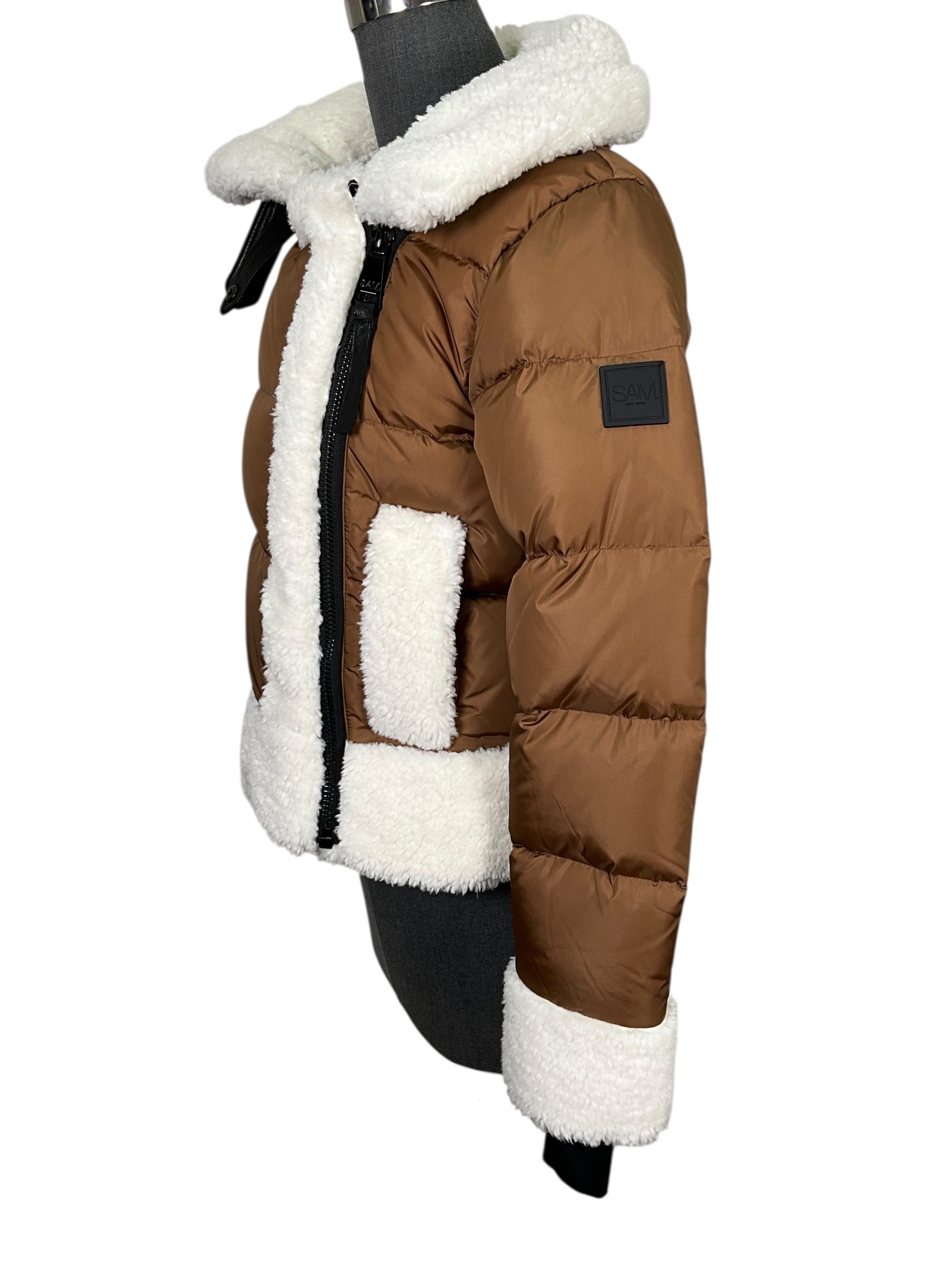 SAM. Bennet Sherpa Down Puffer Jacket Size S