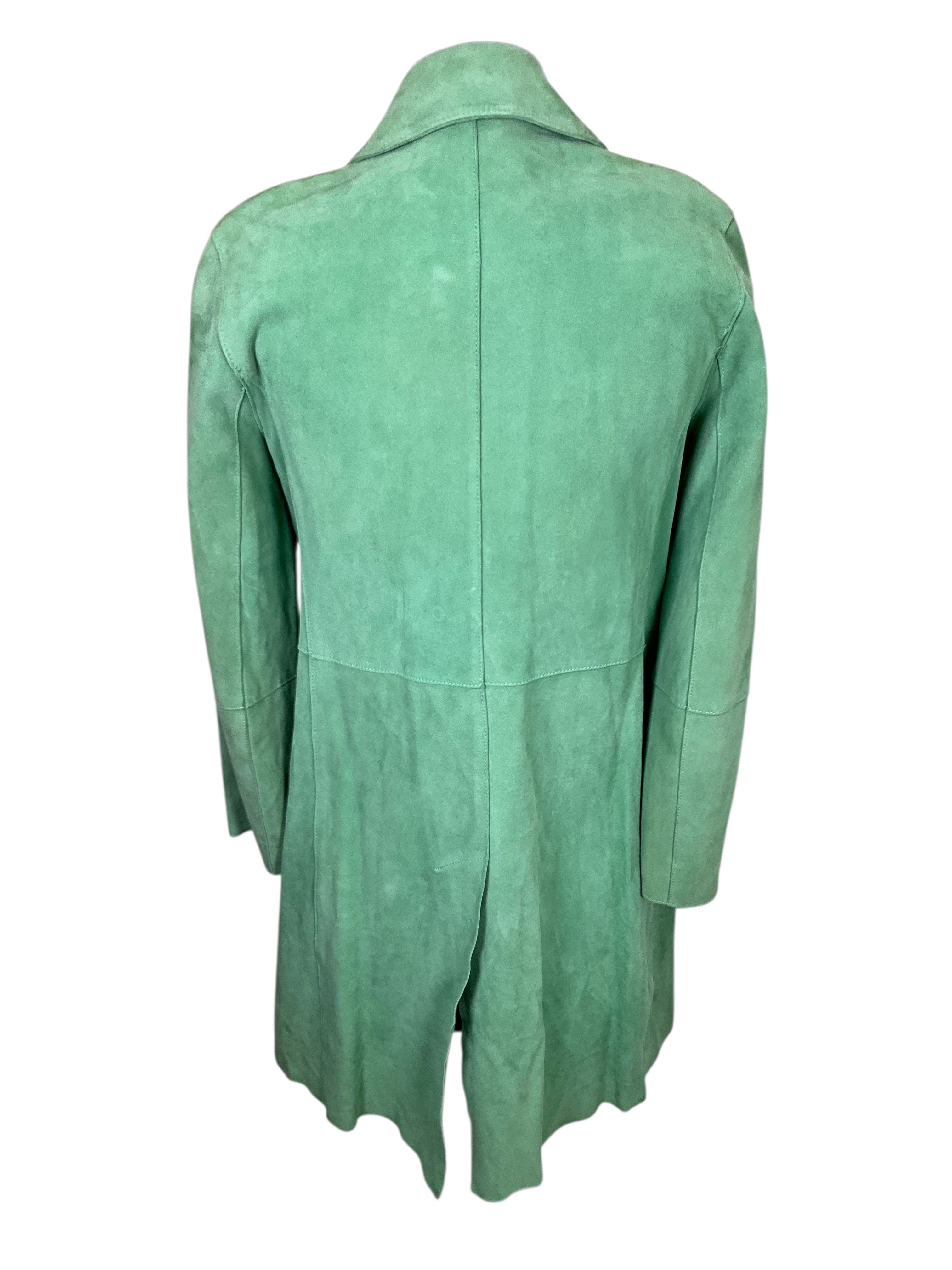 Theory Piazza Suede Coat Size S