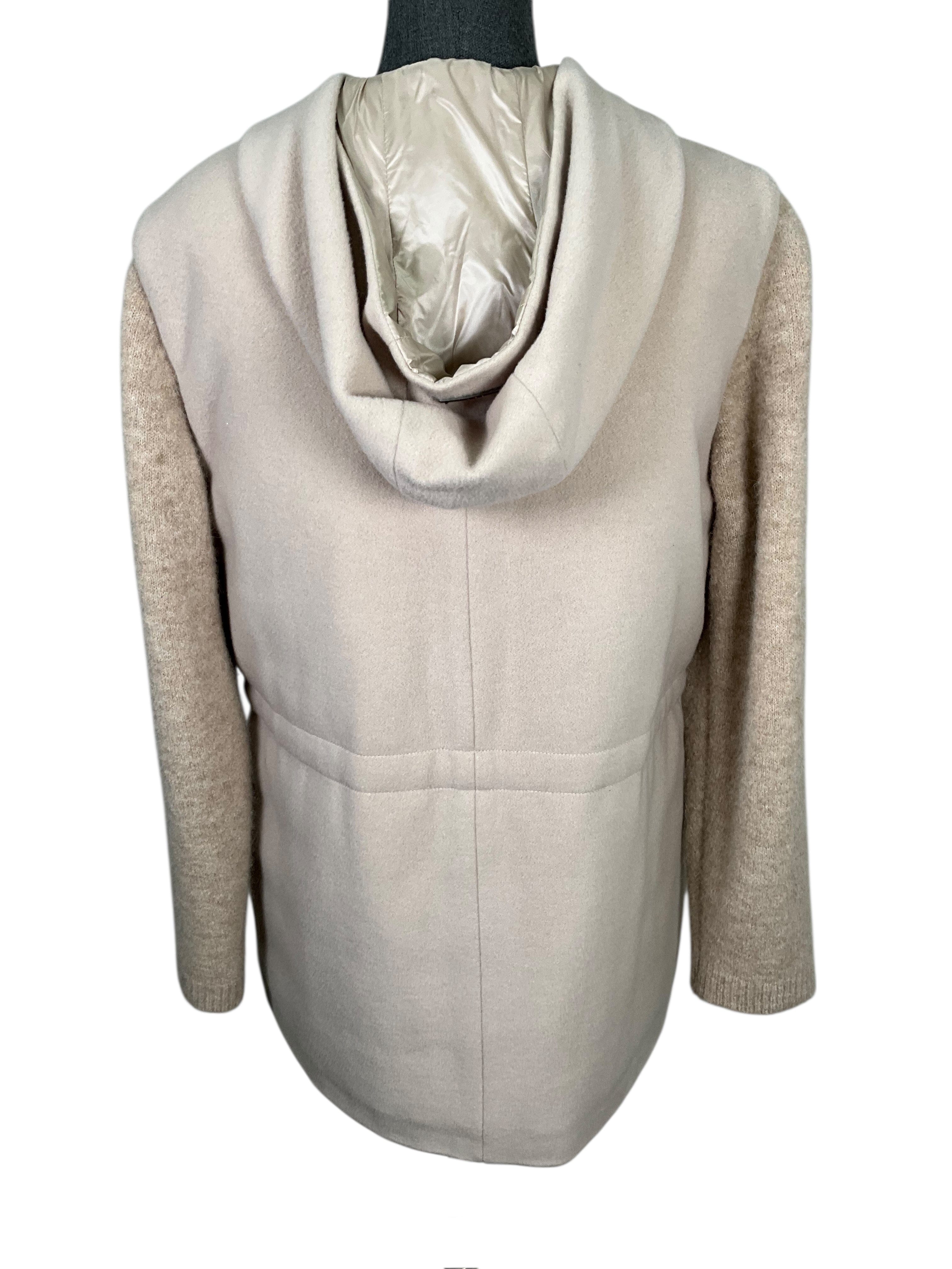 Peserico Wool Blend Hooded Jacket Size M