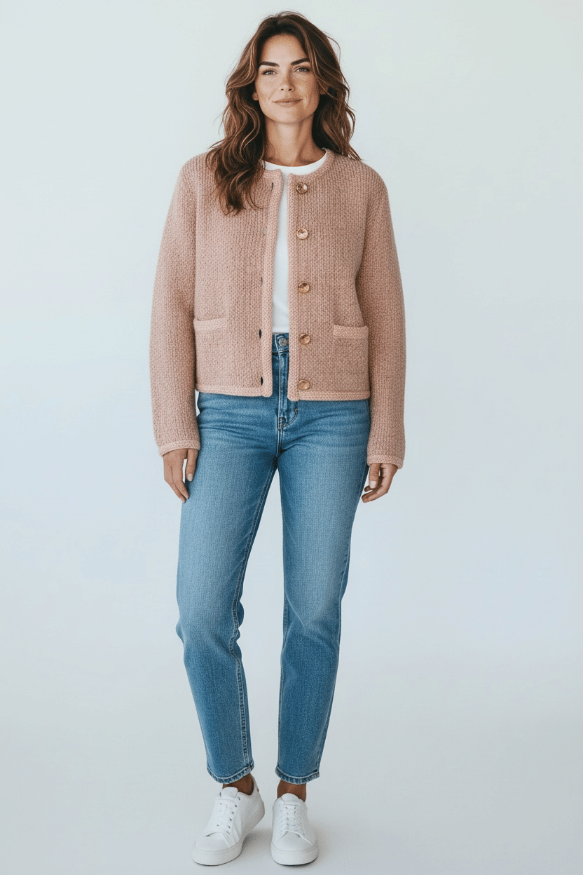 Altuzarra Napoline Knitted Cropped Jacket Size S