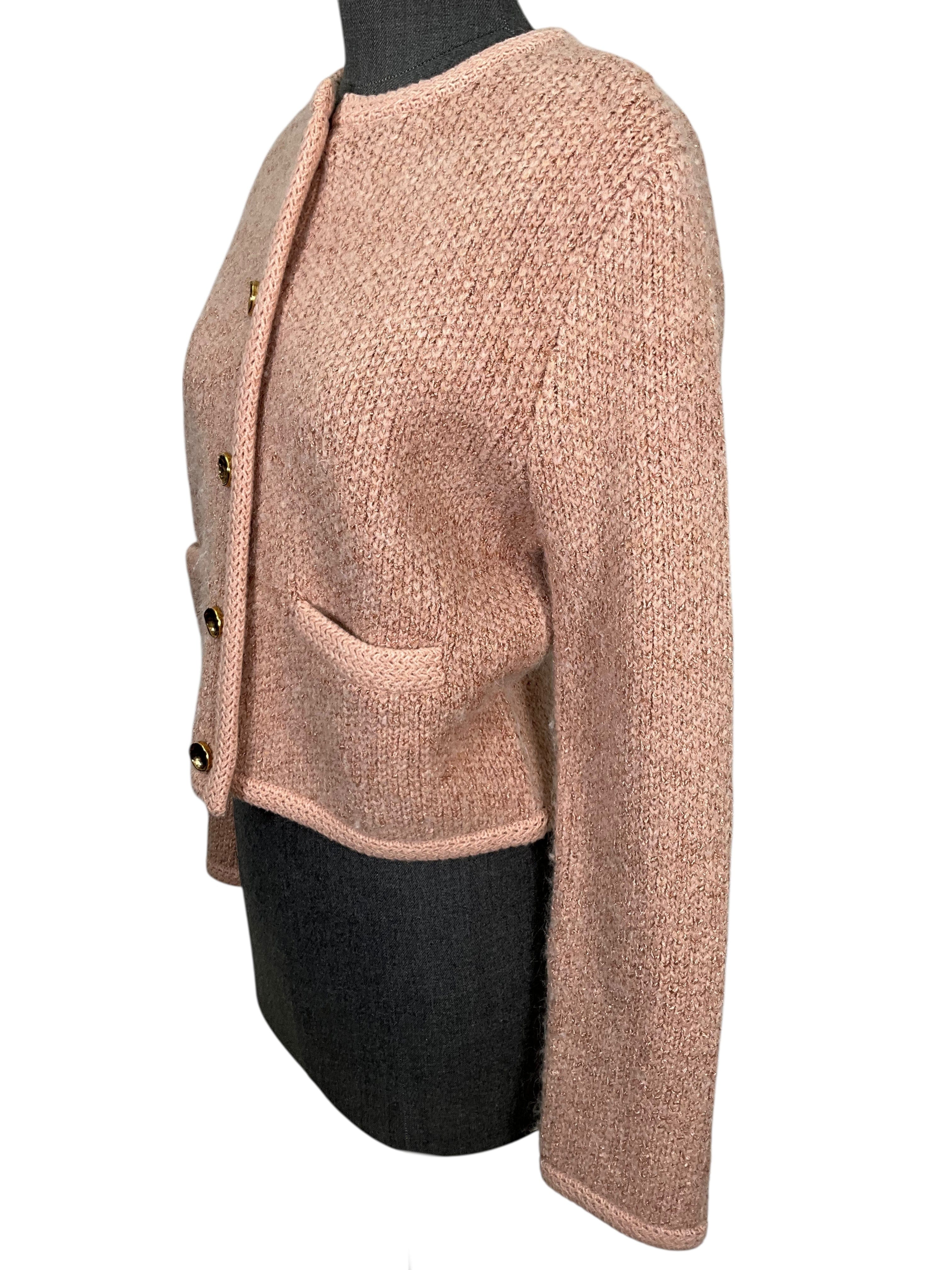Altuzarra Napoline Knitted Cropped Jacket Size S