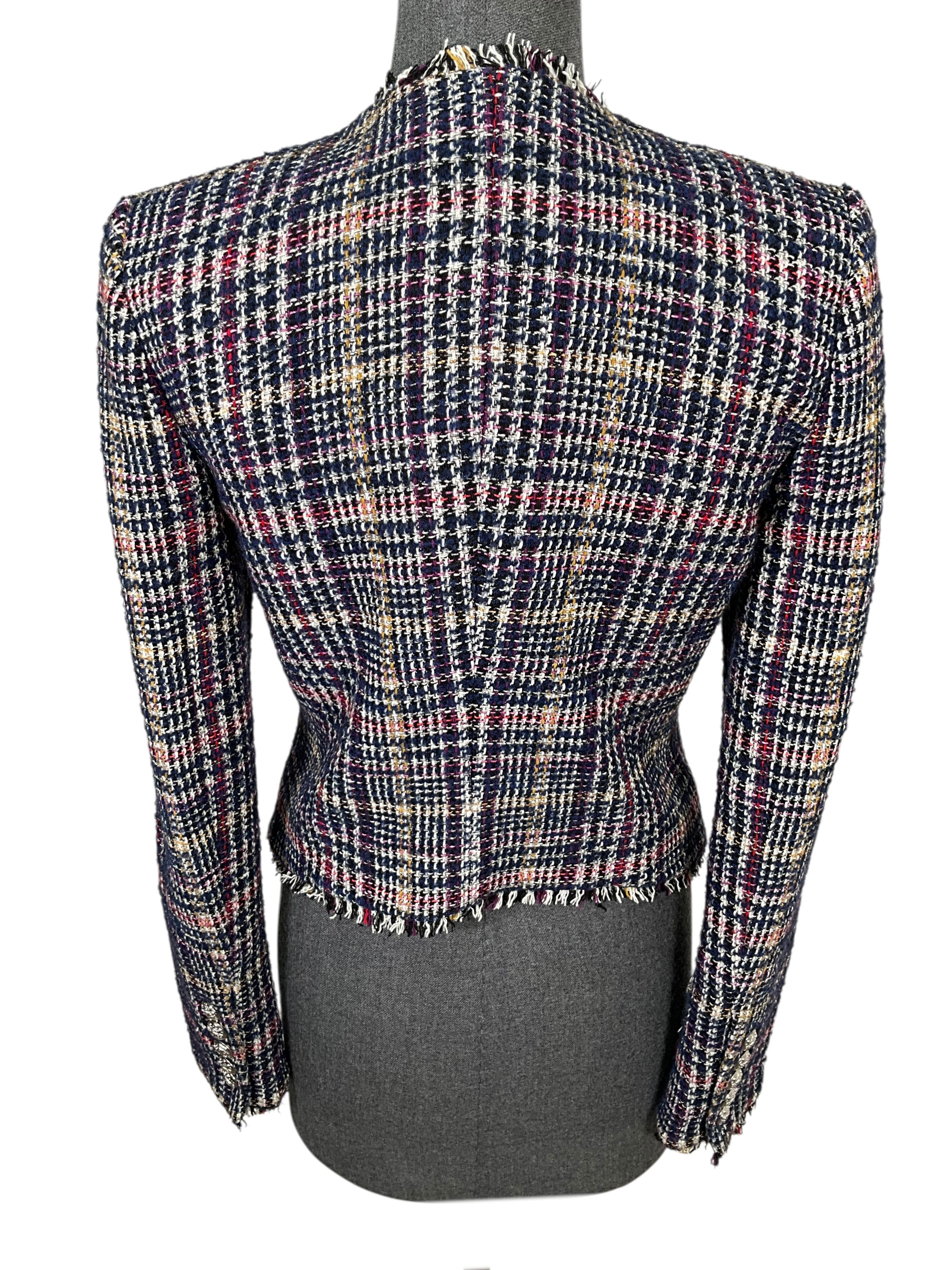Veronica Beard Jerry Tweed Dickey Jacket Size XS