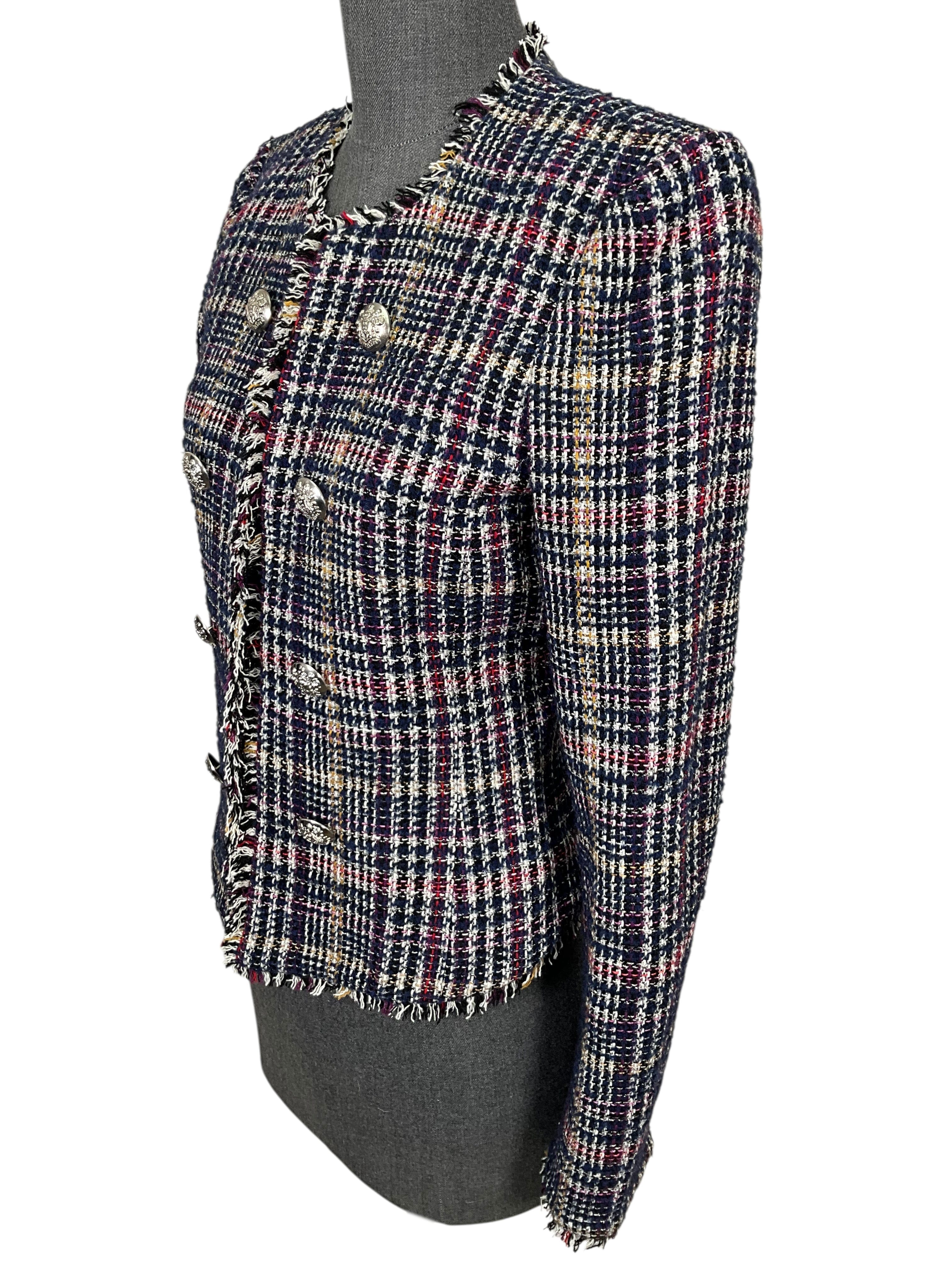 Veronica Beard Jerry Tweed Dickey Jacket Size XS