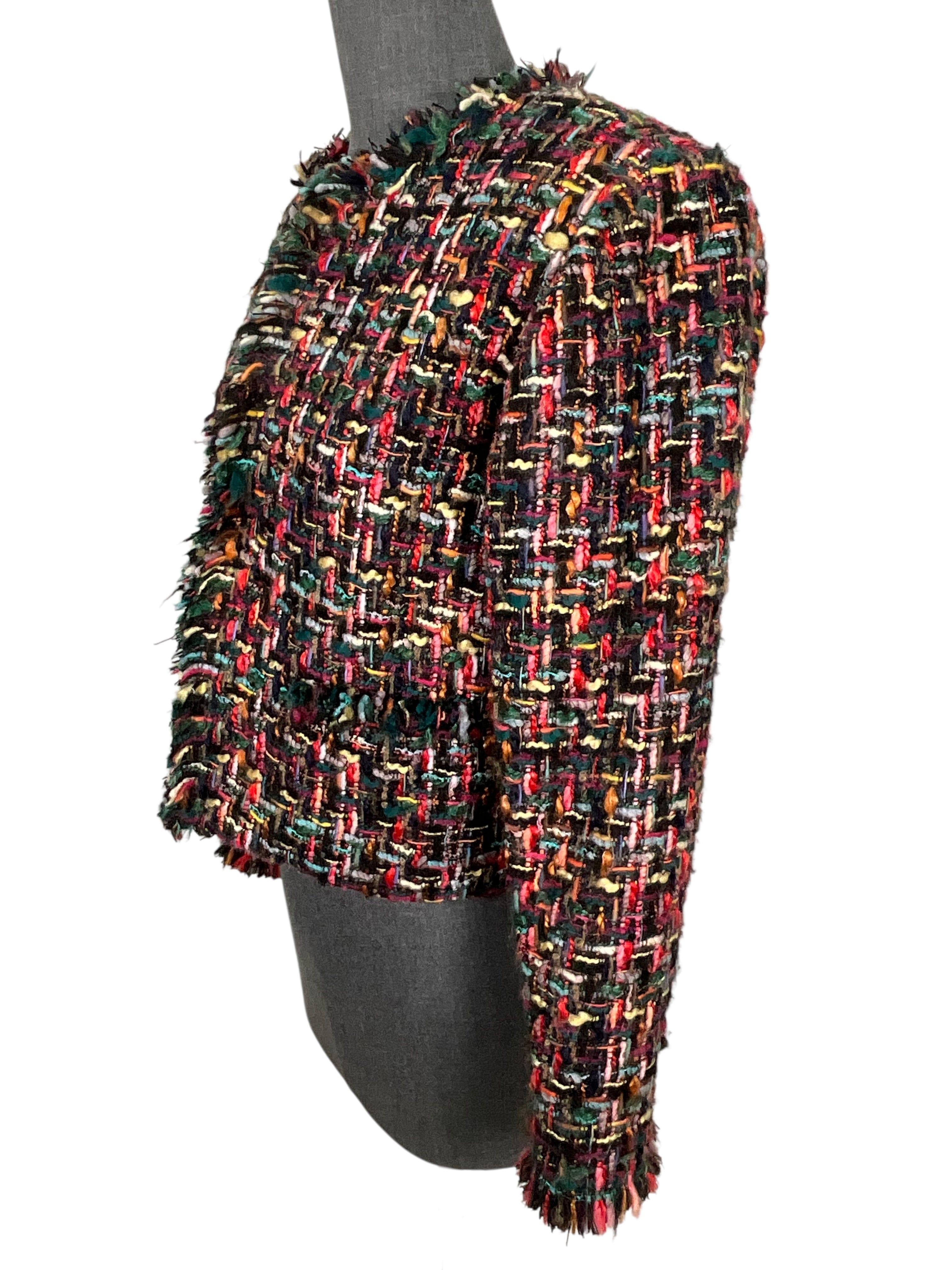 Isabel Marant Zingya Cropped Tweed Jacket Size S