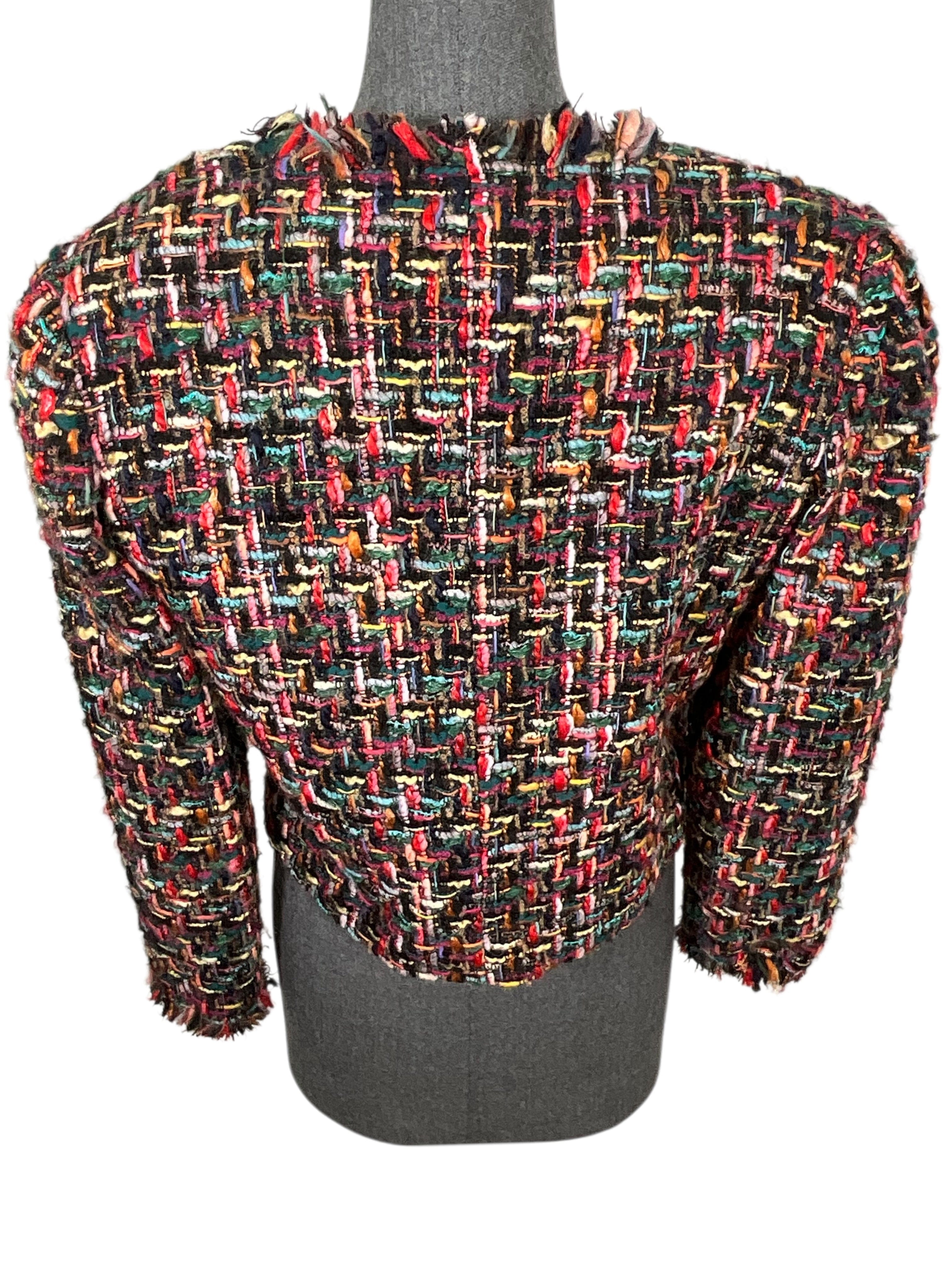 Isabel Marant Zingya Cropped Tweed Jacket Size S