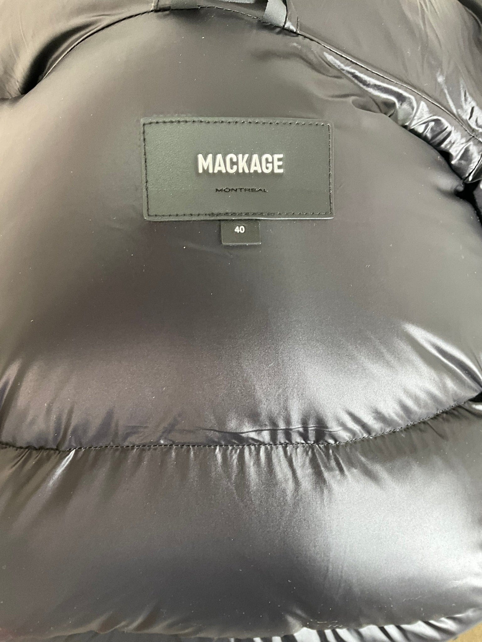 Mackage Kent Floral Down Puffer Jacket Size L NEW