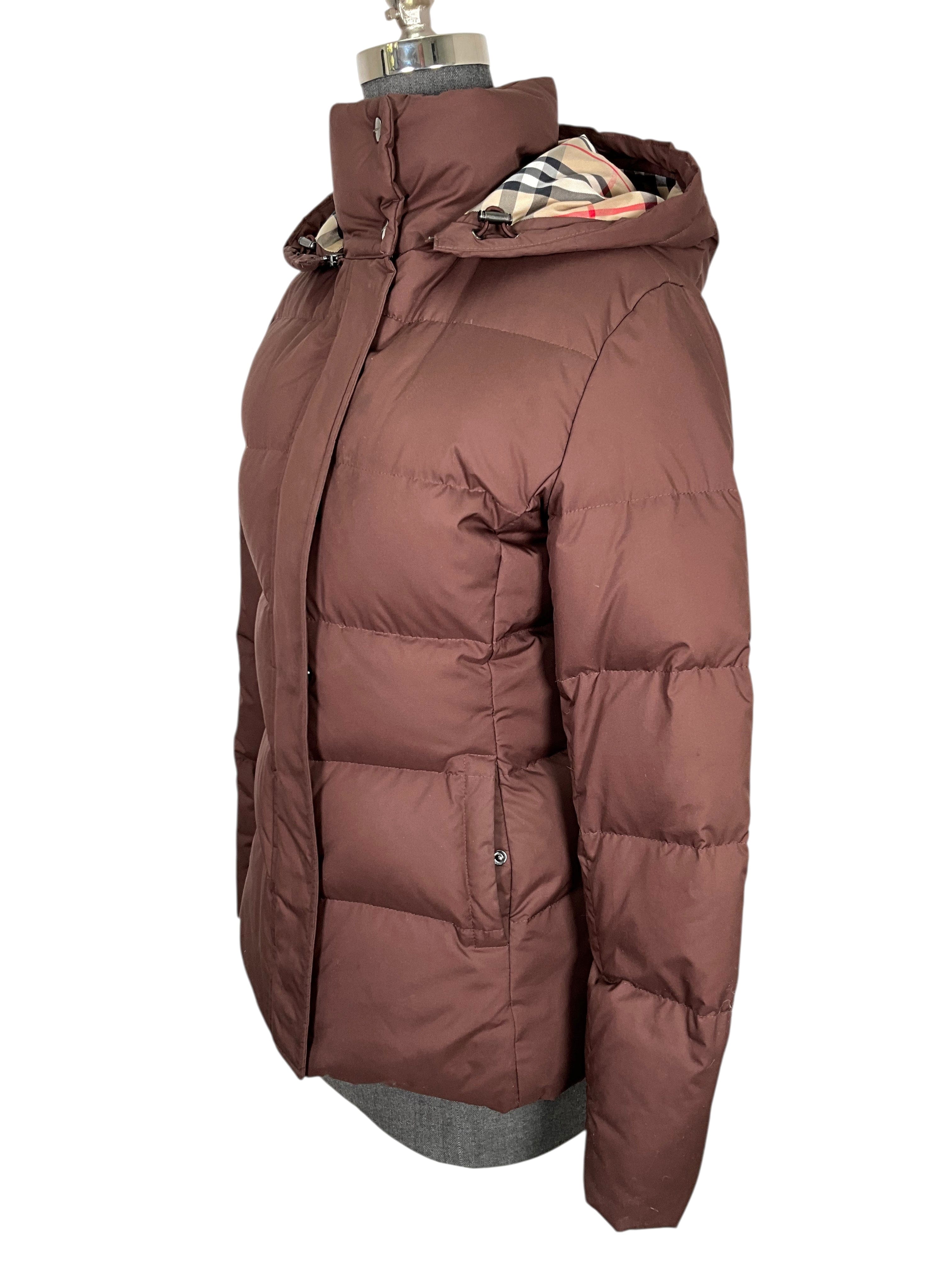 Burberry London Quilted Polyester Jacket Size XS