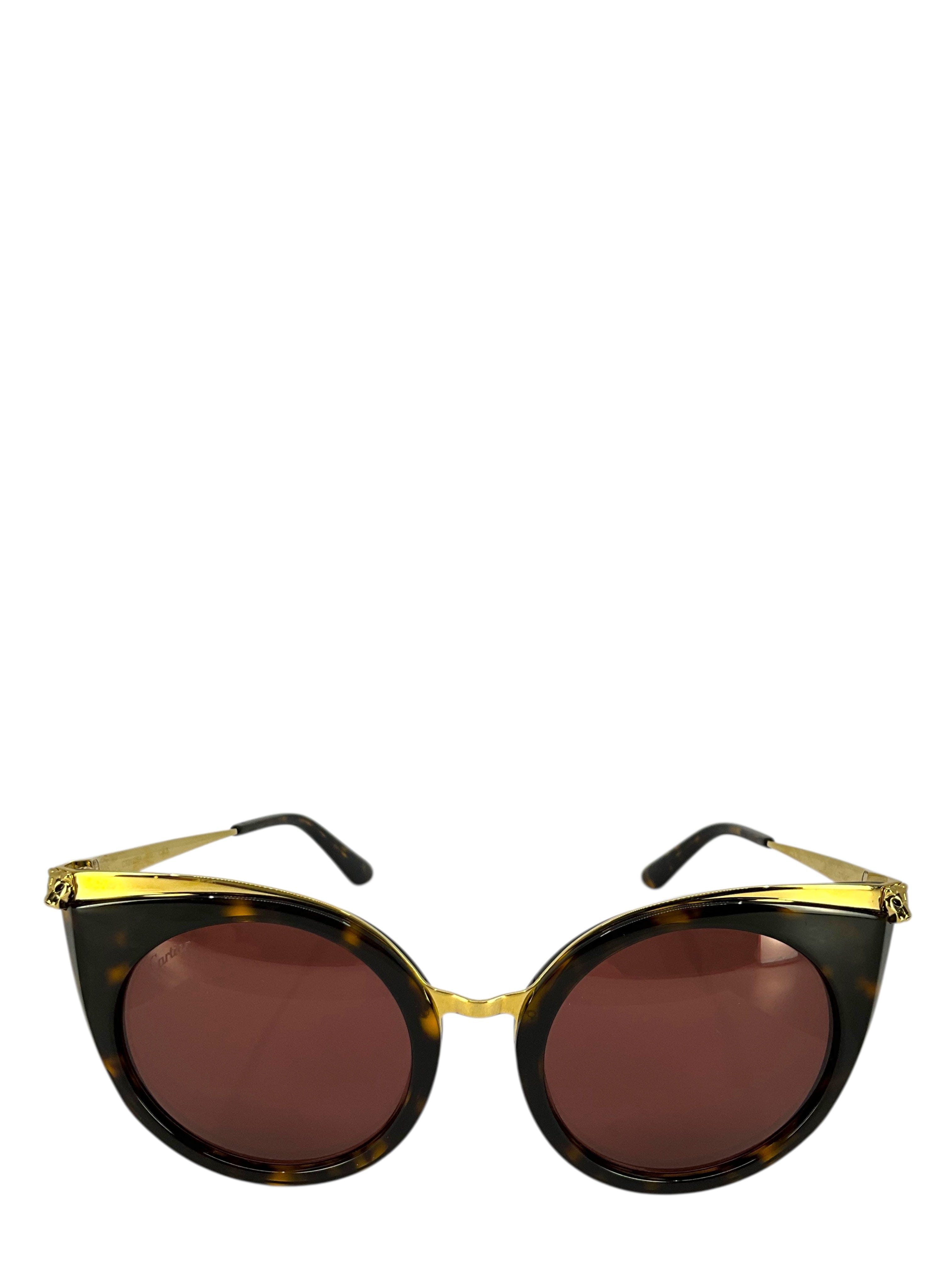 Cartier Panthere de Cat Eye Sunglasses
