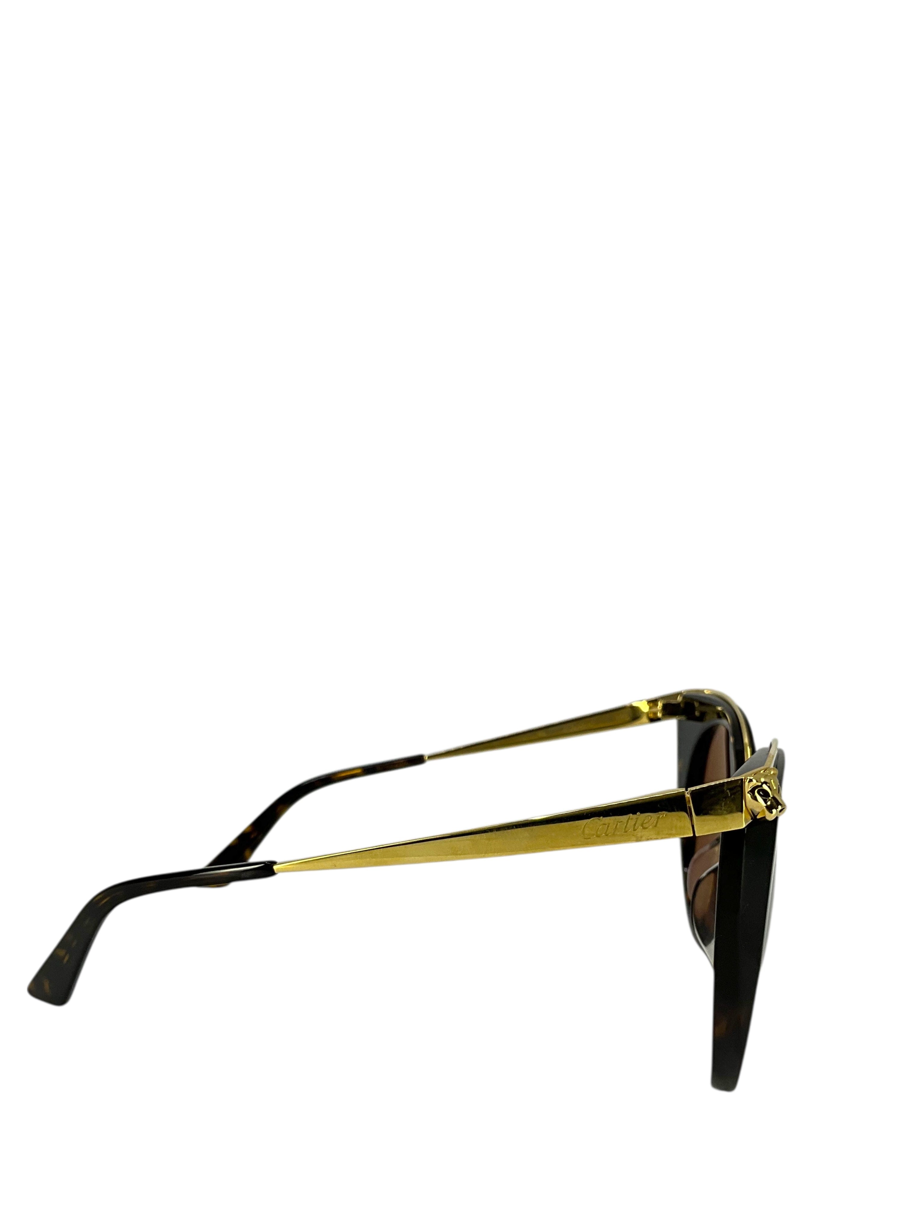 Cartier Panthere de Cat Eye Sunglasses