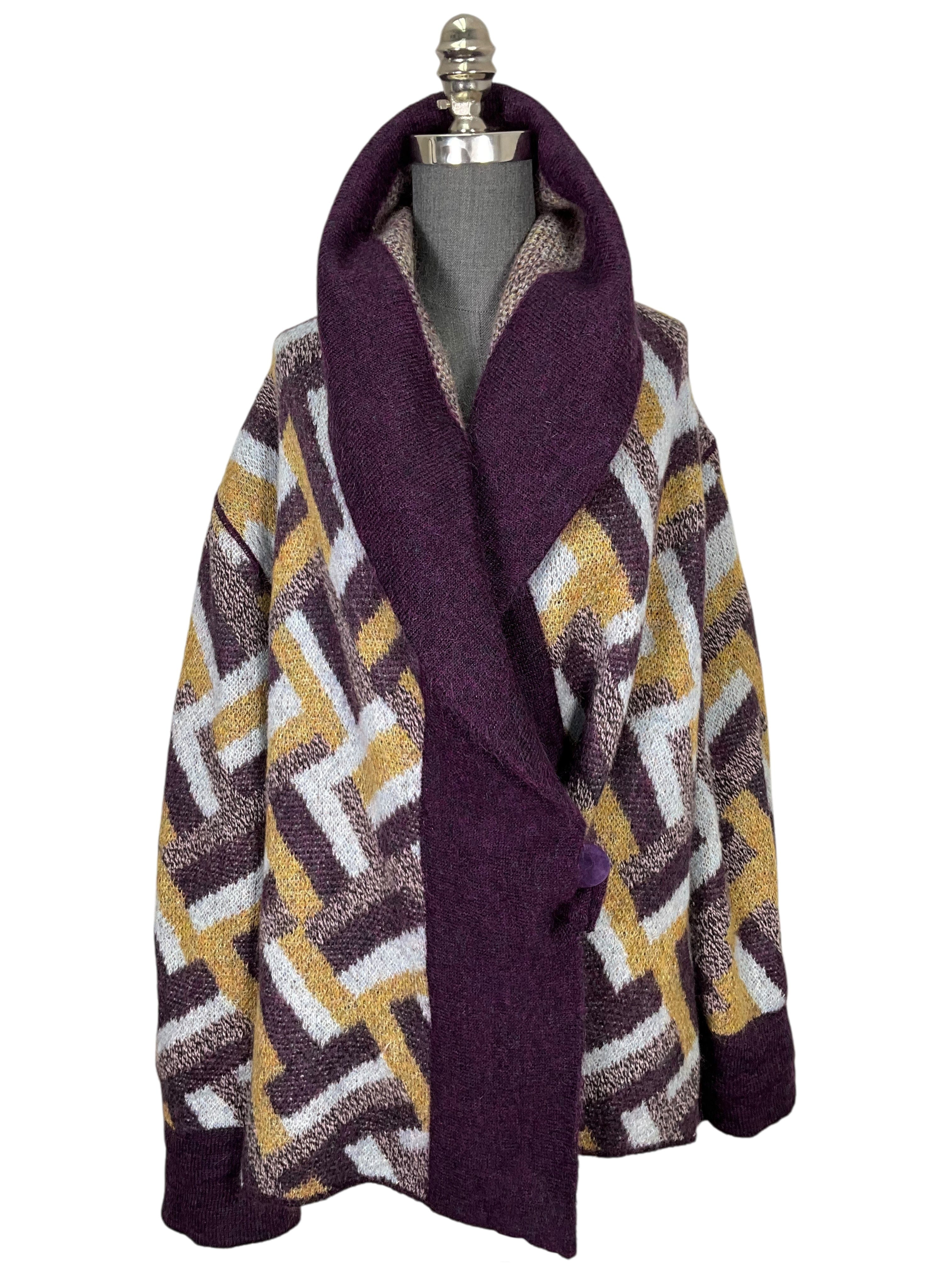 Missoni Mohair and Wool Open Cardigan Shawl Size M
