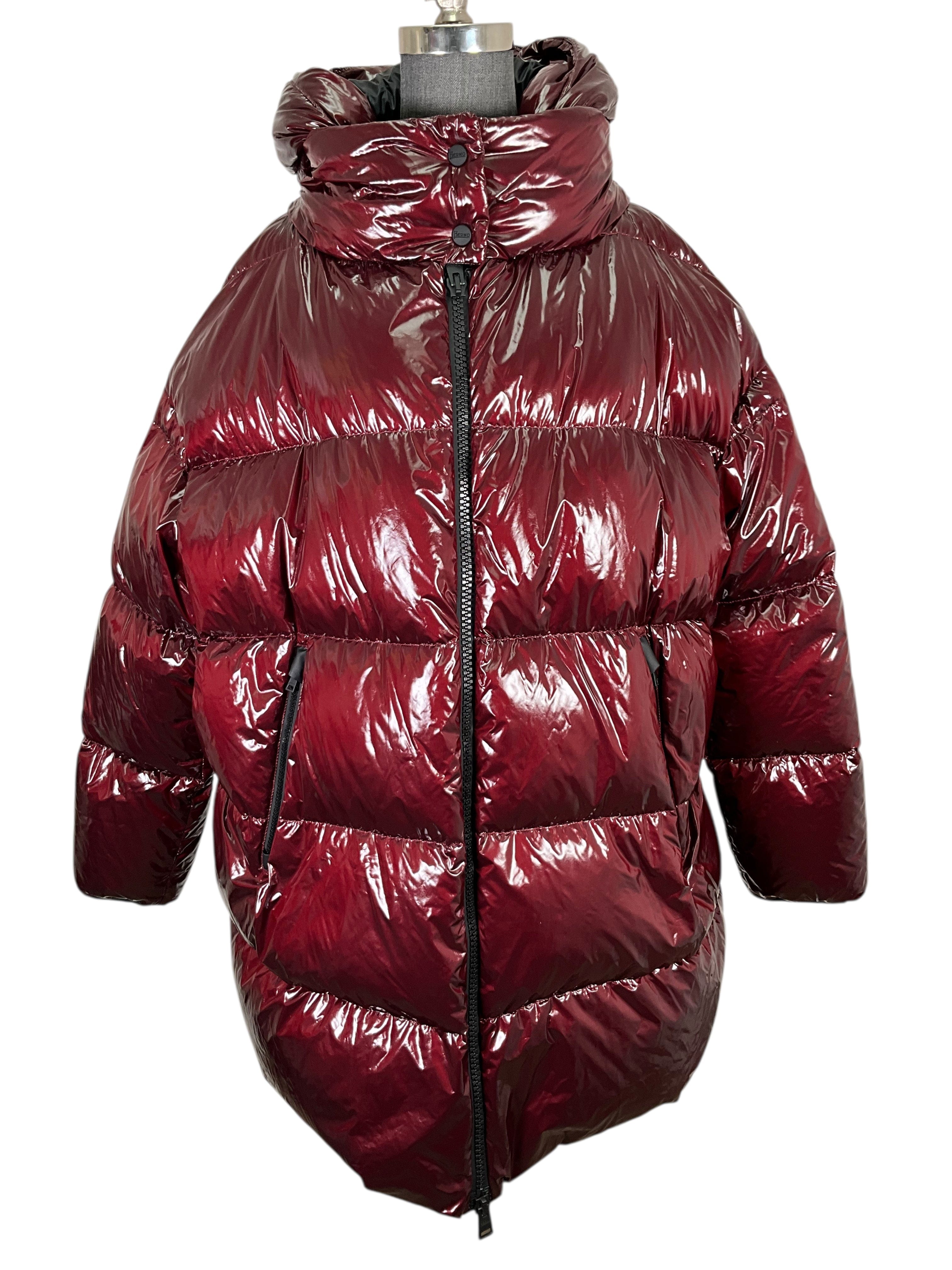 Herno Laminar Hooded Quilted Down Jacket Size XXL NEW