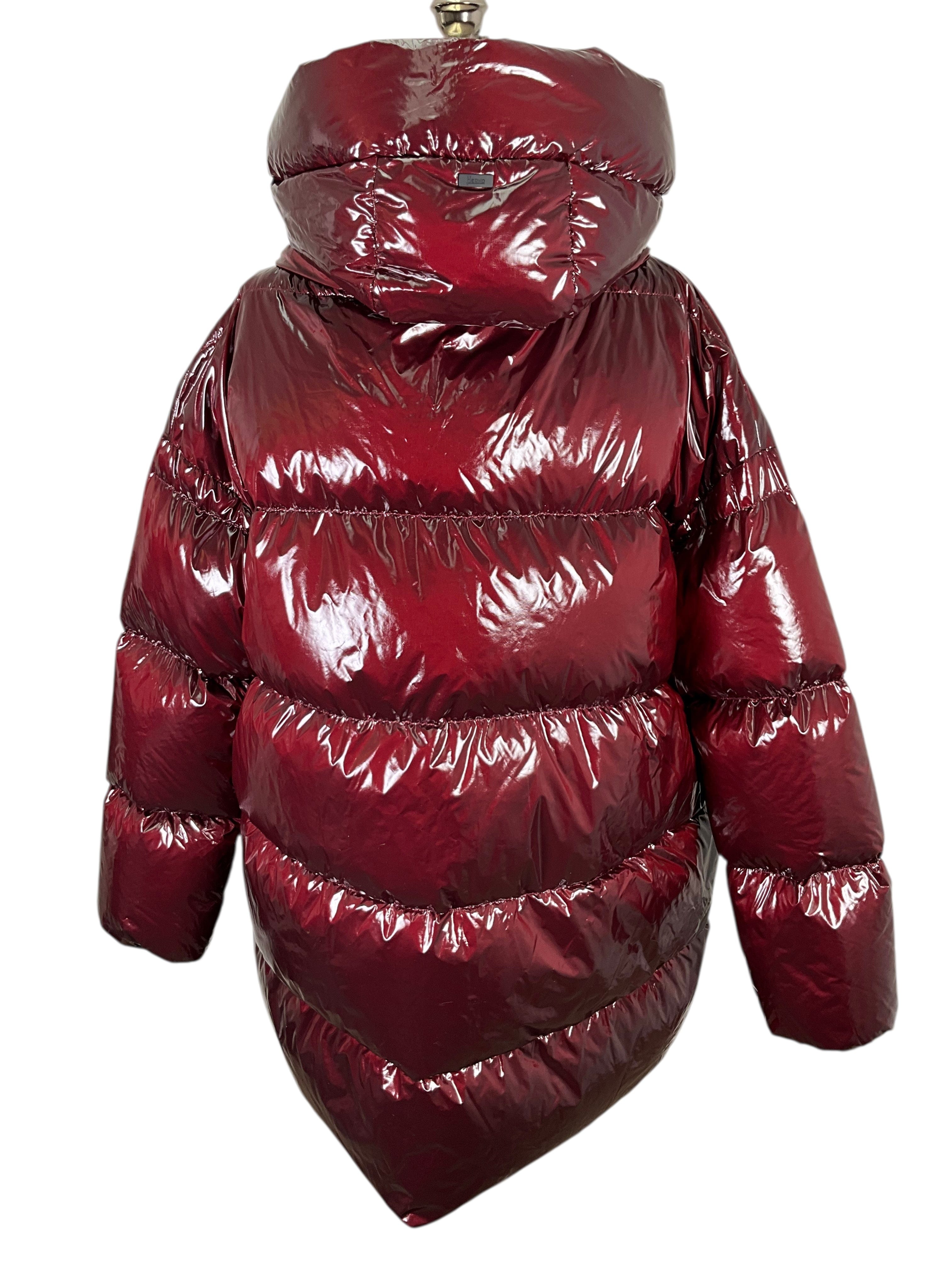 Herno Laminar Hooded Quilted Down Jacket Size XXL NEW