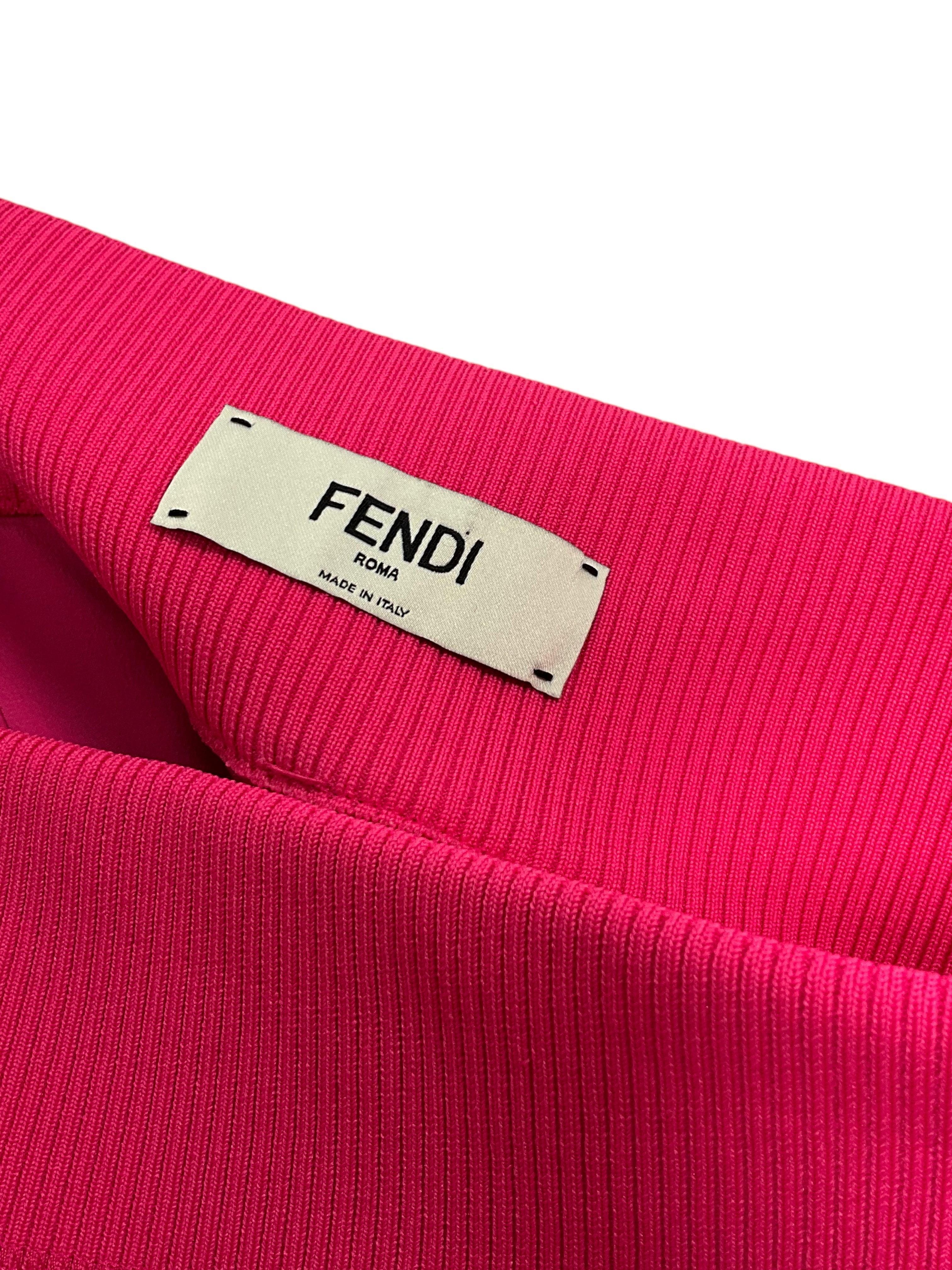 FENDI Gonna Pleated Skirt Size L