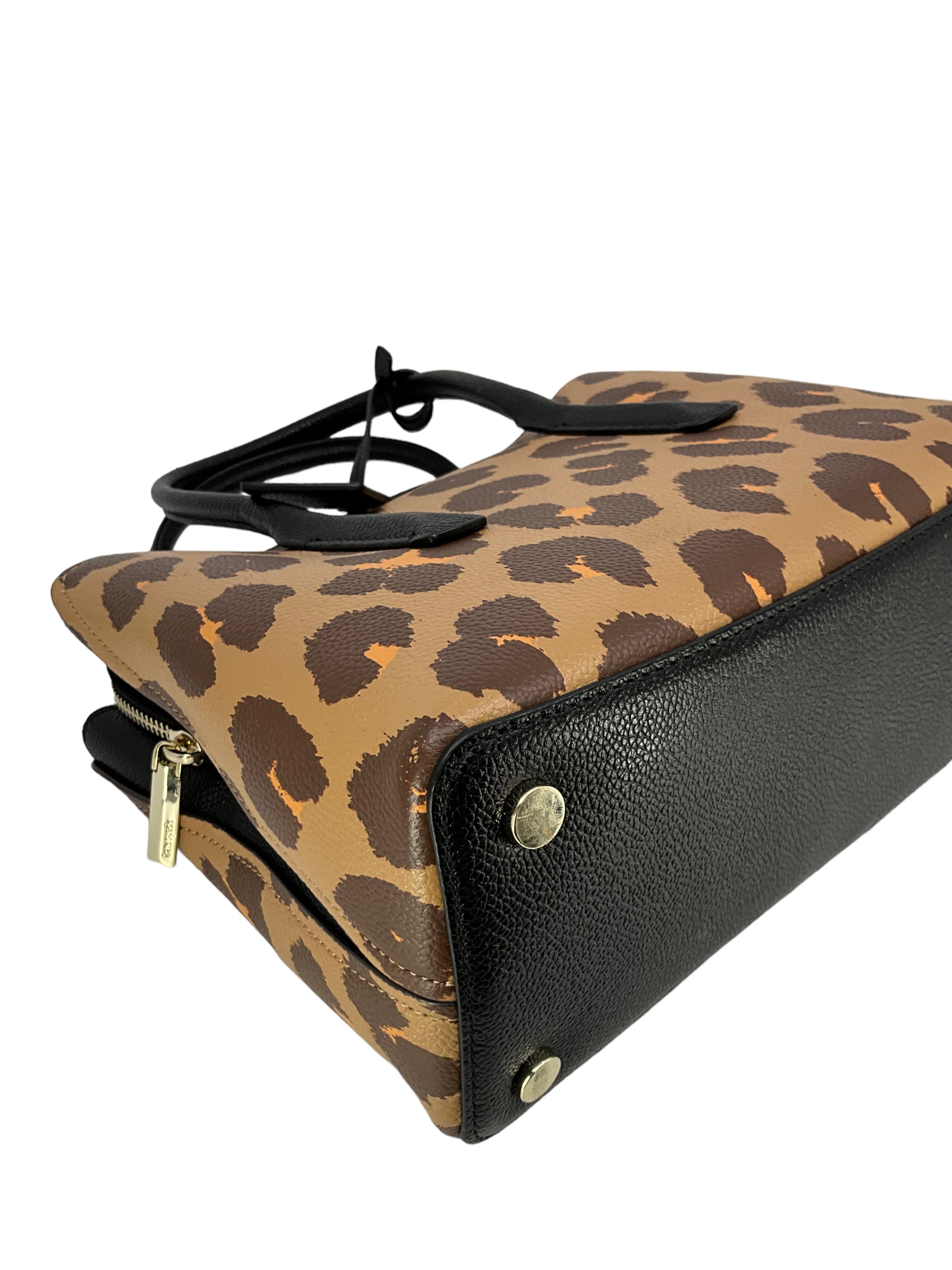 KATE SPADE Leopard Animal Print Small Tote Bag