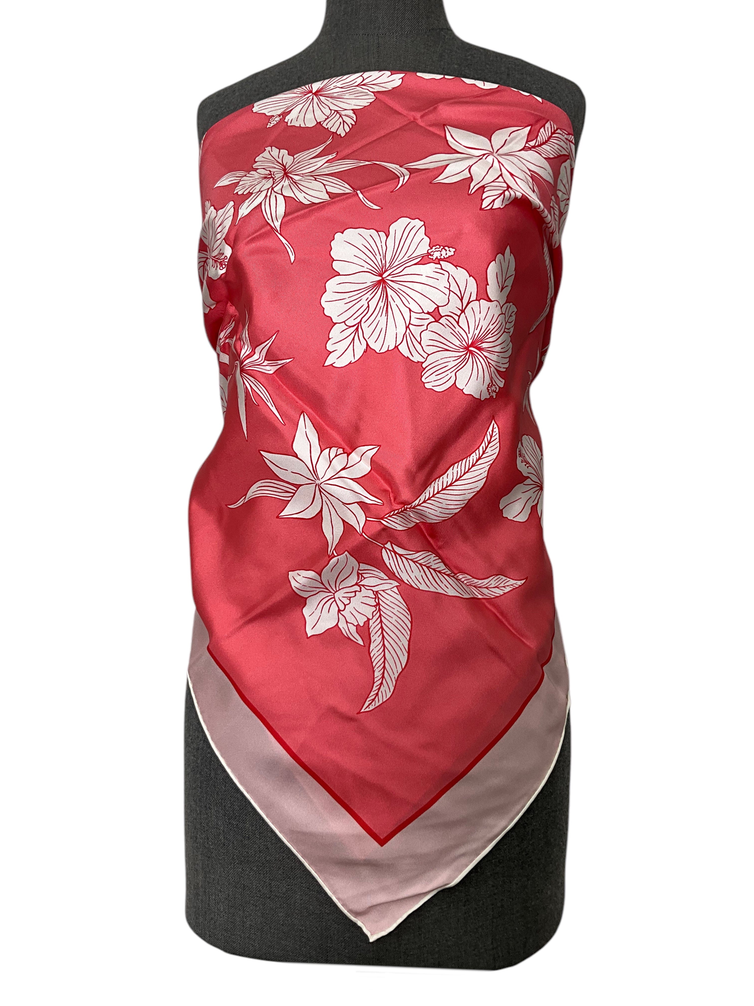 Loro Piana Floral Silk Scarf NEW