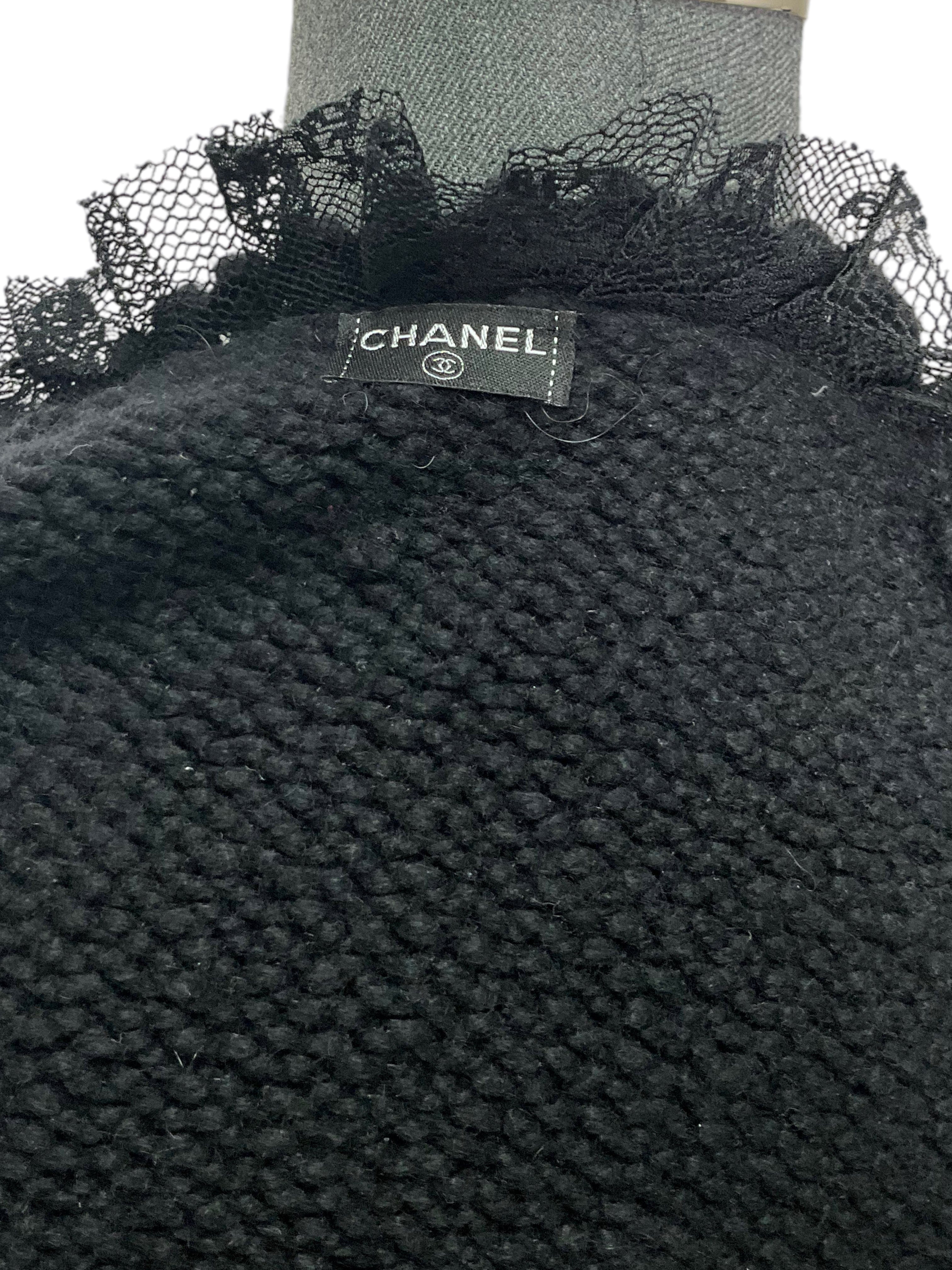 CHANEL Cashmere Open Cardigan Size M