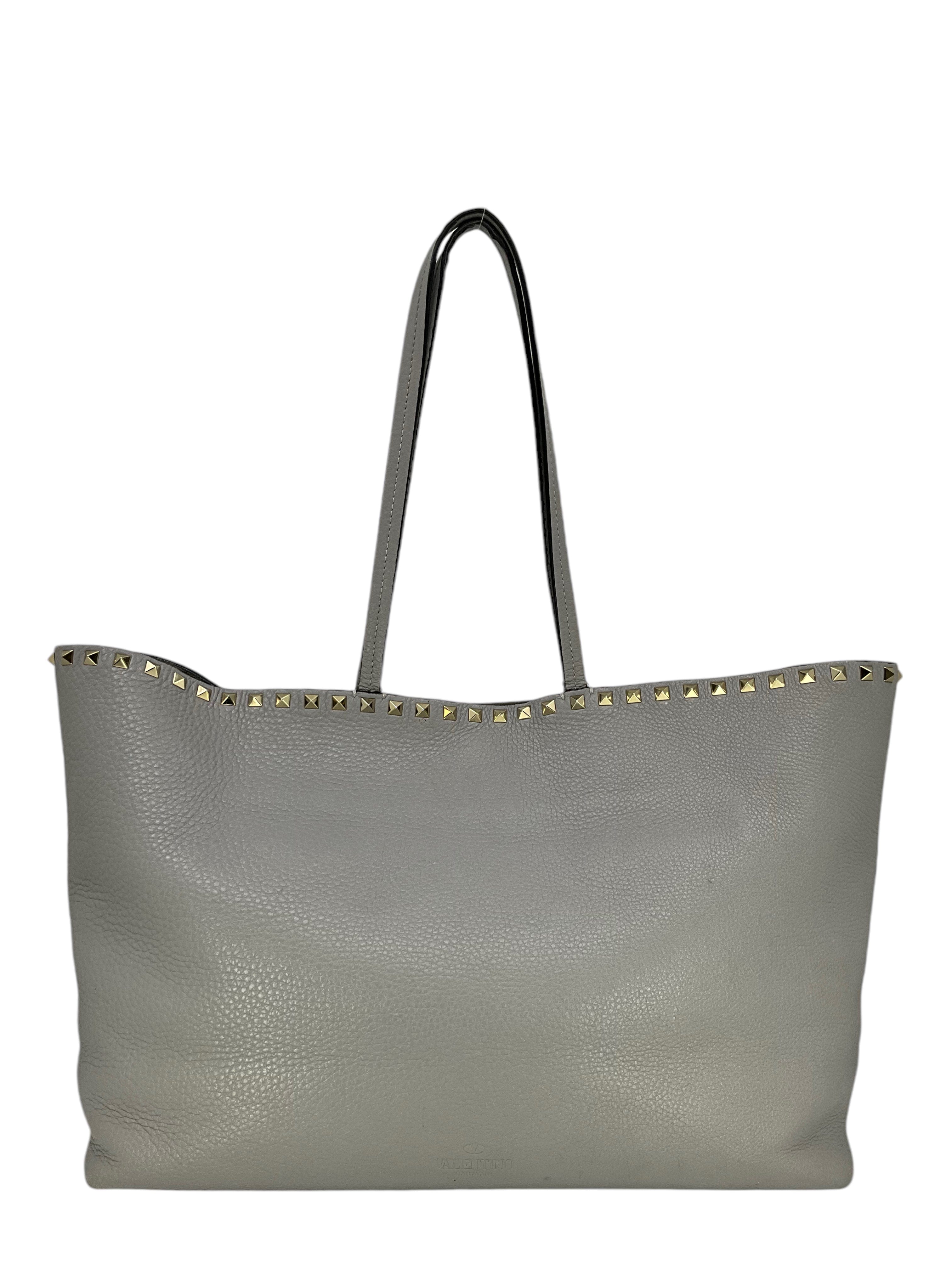 Valentino Rockstud Double Handle Tote Bag