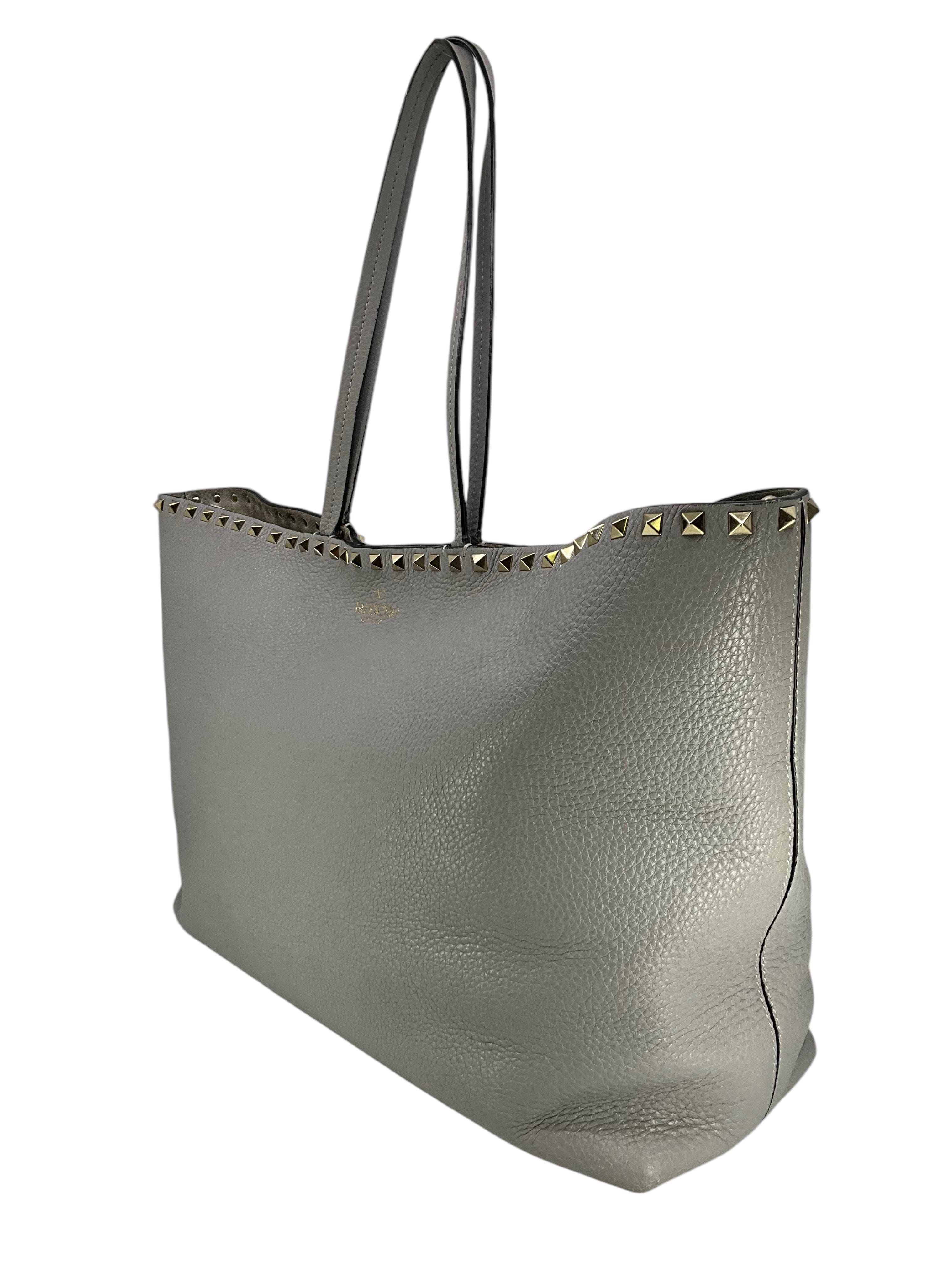 Valentino Rockstud Double Handle Tote Bag