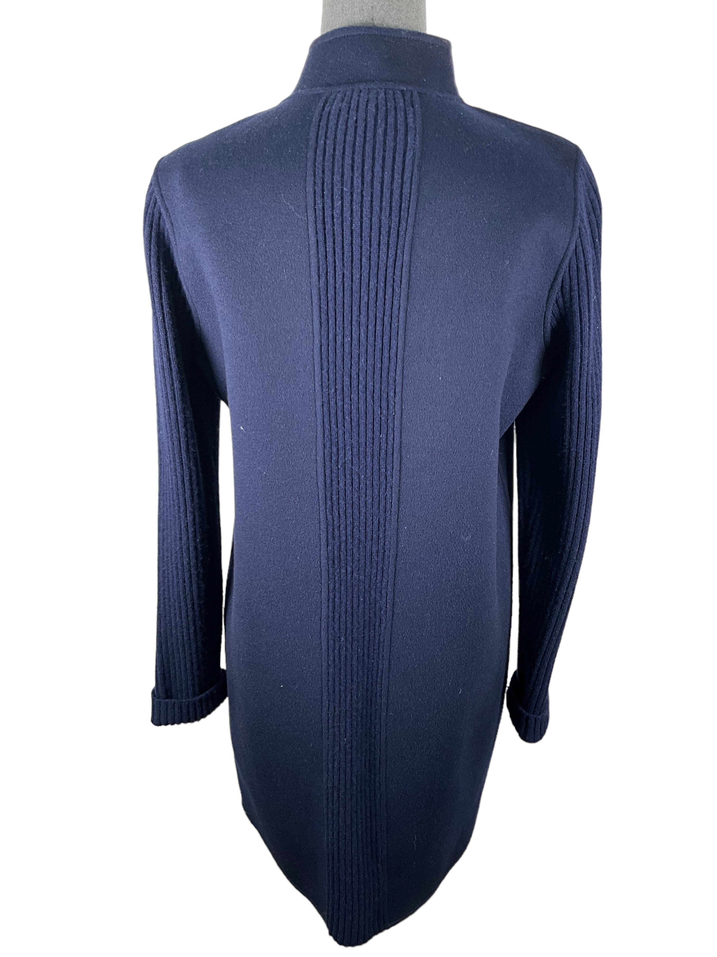 Kinross Cahsmere Kinross Cashmere Wool Navy Coat Size S