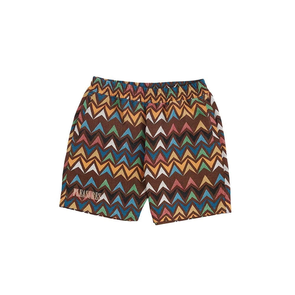 Pleasures Basket Woven Shorts - Multi/Brown