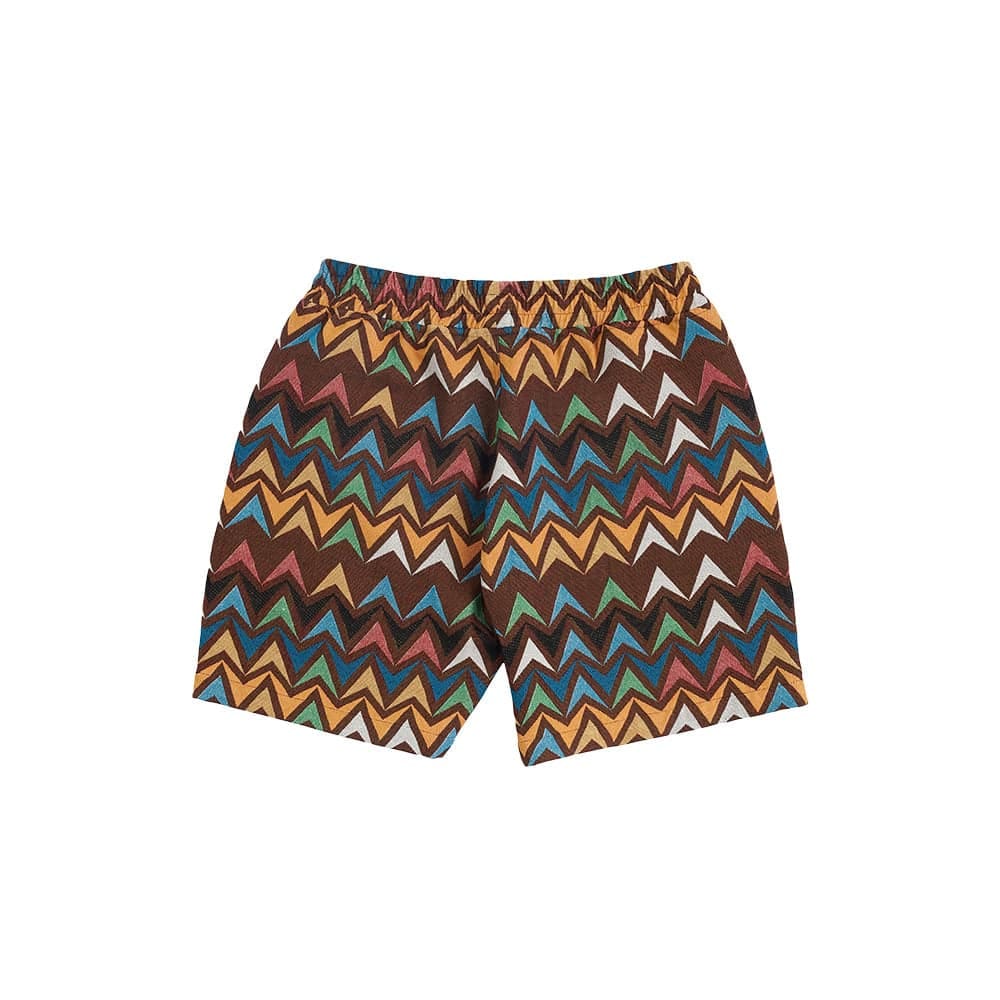 Pleasures Basket Woven Shorts - Multi/Brown