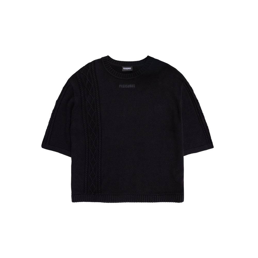 Pleasures Charlie Mock Neck Knit Shirt - Black