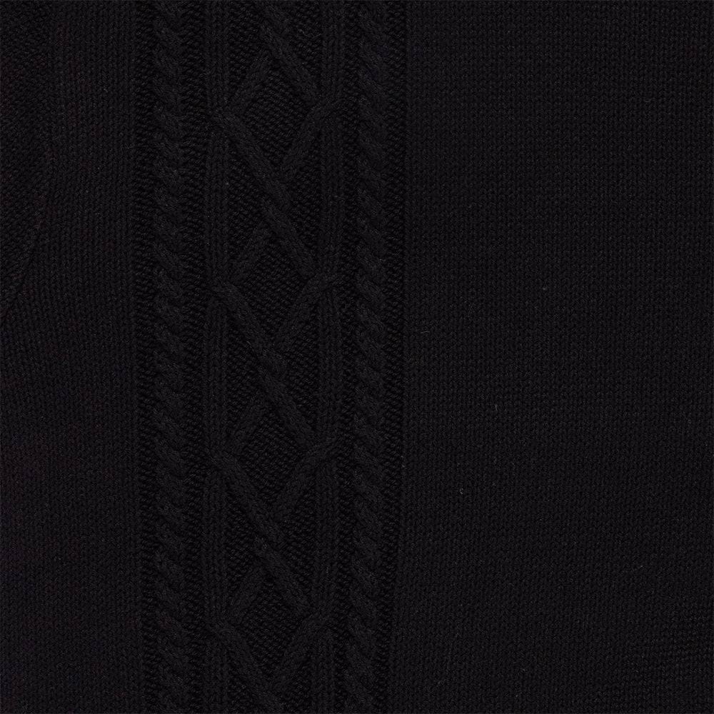 Pleasures Charlie Mock Neck Knit Shirt - Black