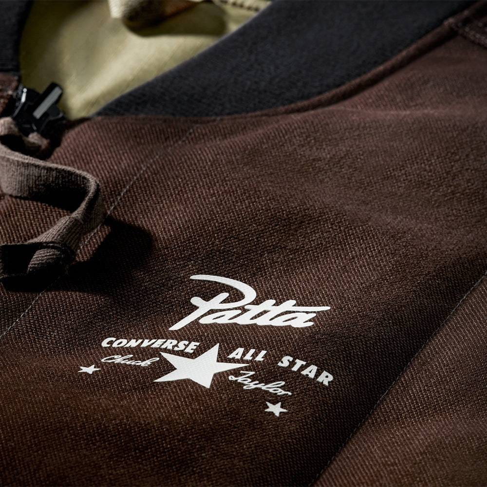 Converse x Patta Four-Leaf Clover Utility Reversible Padded Vest - Java/Burnt Olive
