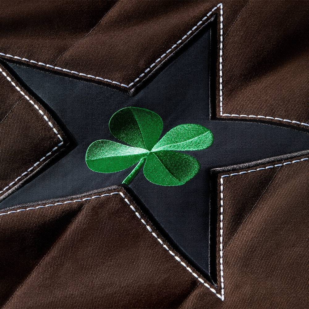 Converse x Patta Four-Leaf Clover Utility Reversible Padded Vest - Java/Burnt Olive