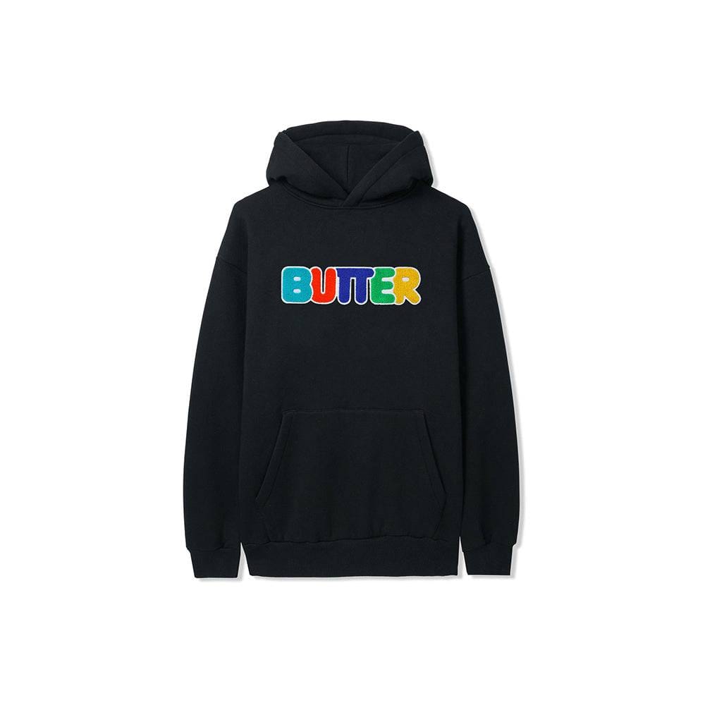 Butter Goods Rounded Chenille Applique Pullover - Black