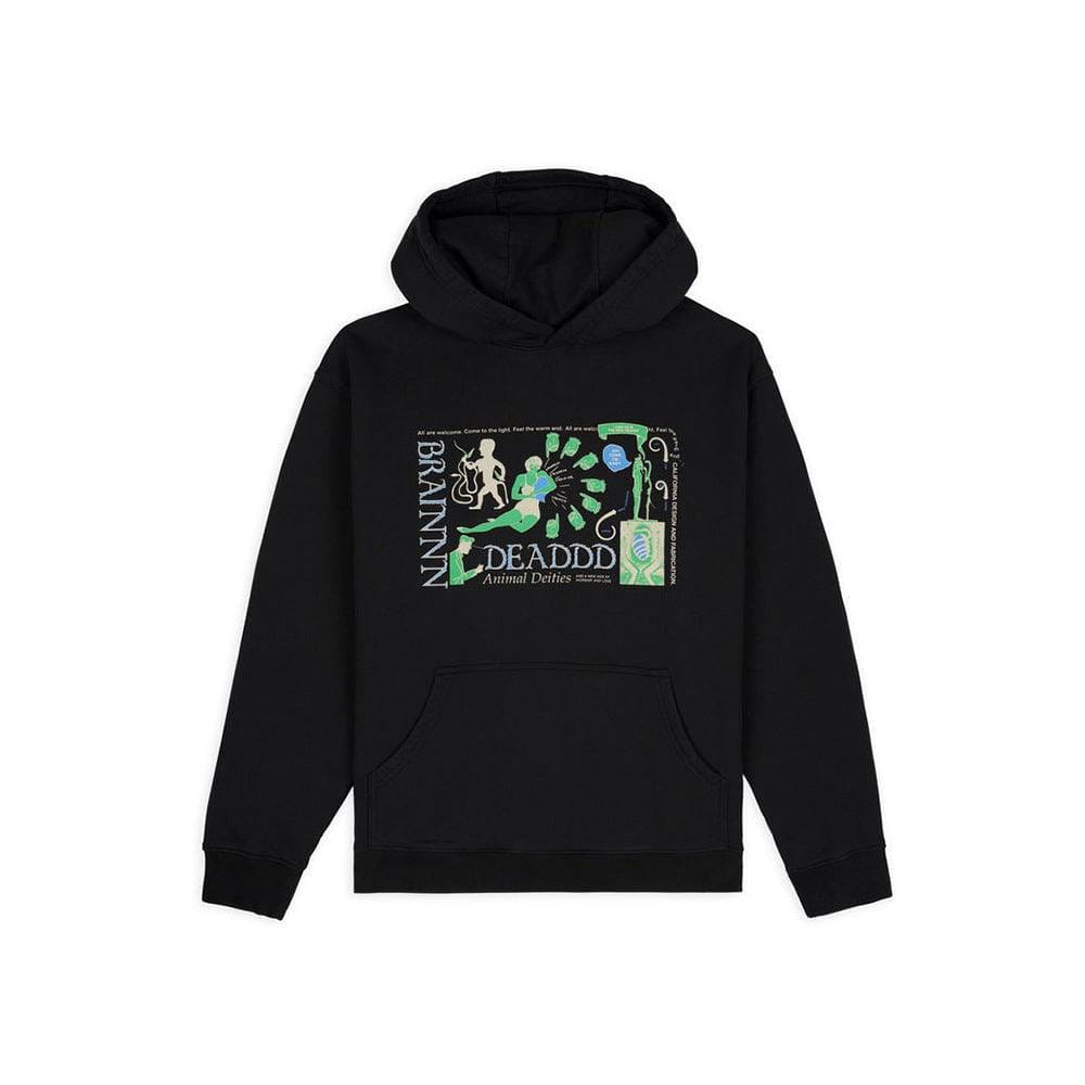 Brain Dead Animal Deities Hoodie - Black
