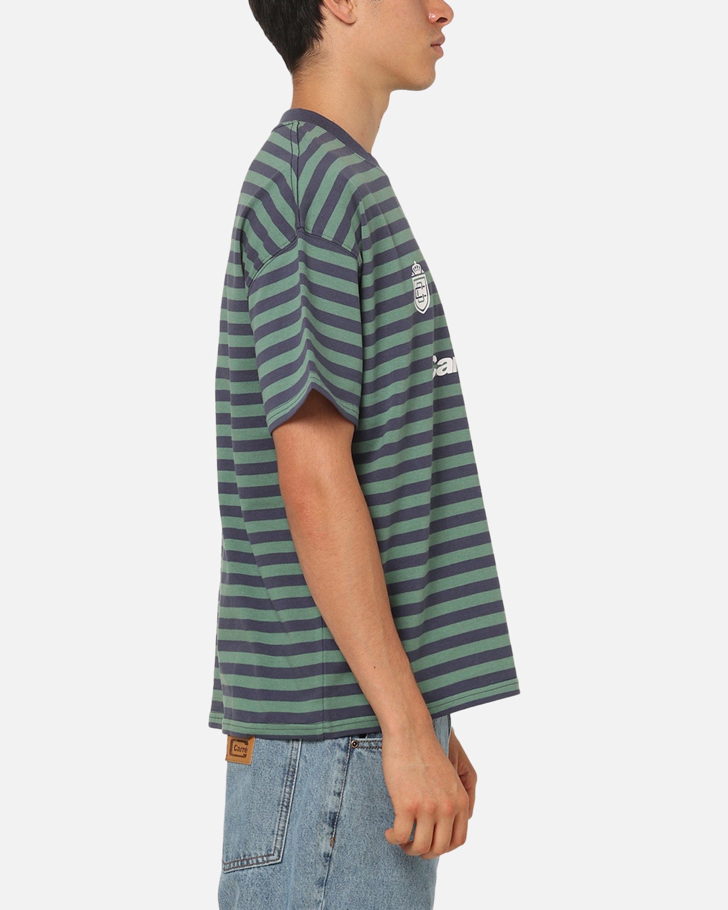 Carre Collective Stripe T-Shirt Navy Stripe