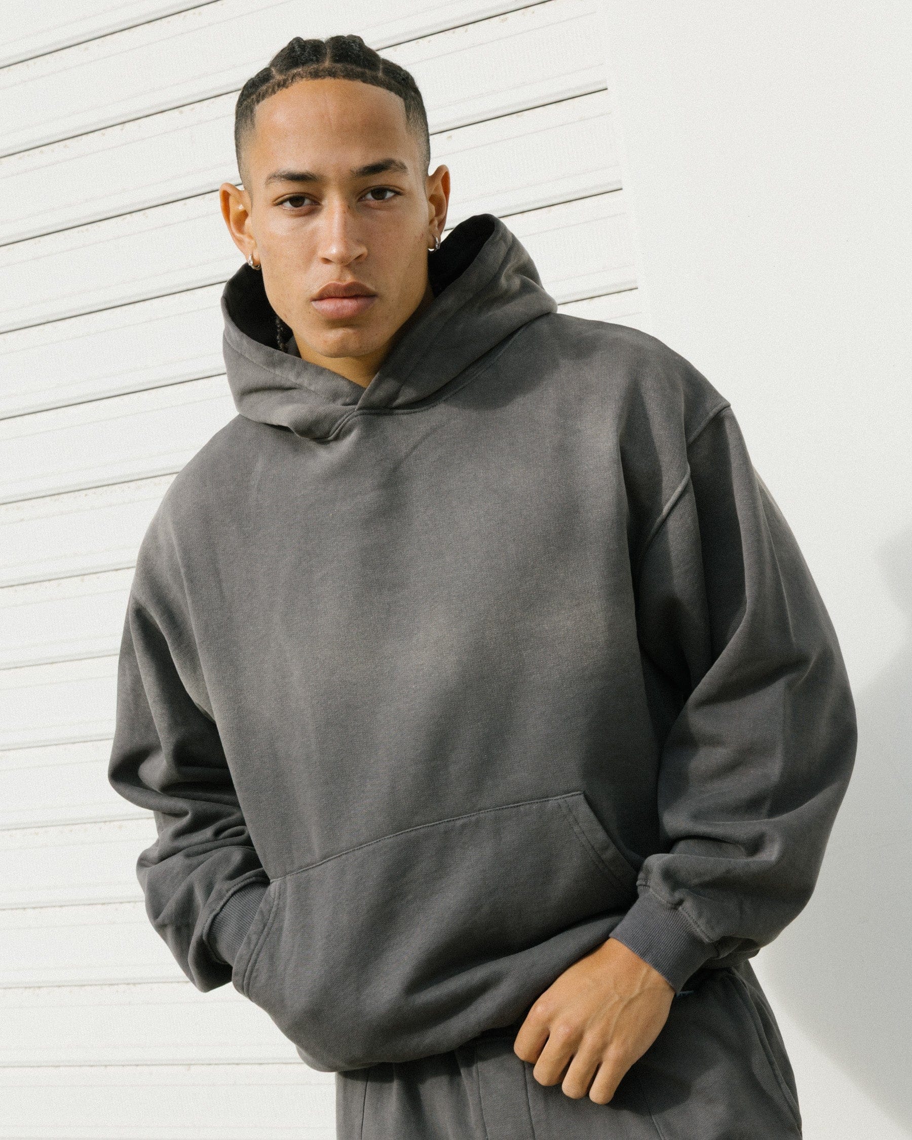 American Thrift Pullover Hoodie Washed Charcoal