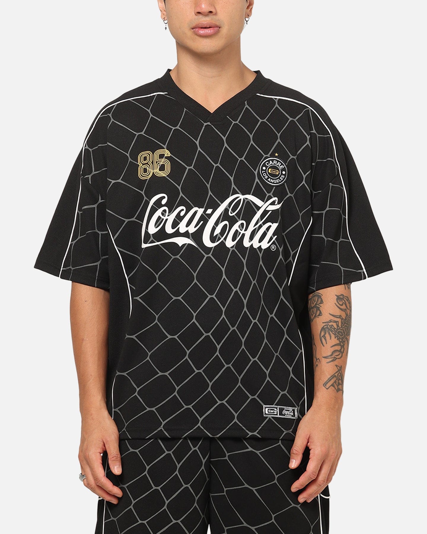 Carre Carré X Coca Cola The Grid Mesh Jersey Black