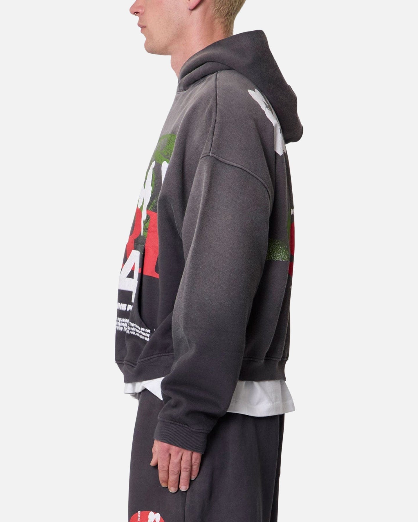 MNML Enemy Hoodie Washed Black