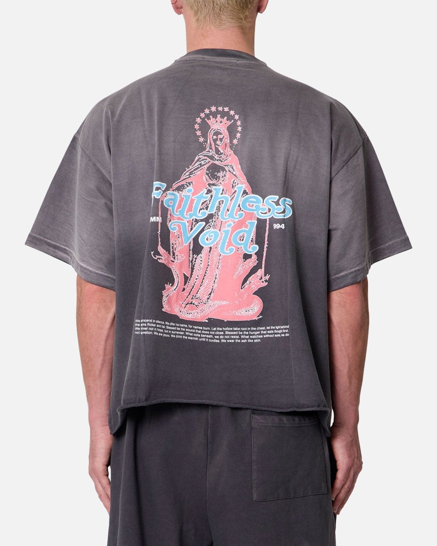 MNML Enemy T-Shirt Washed Black