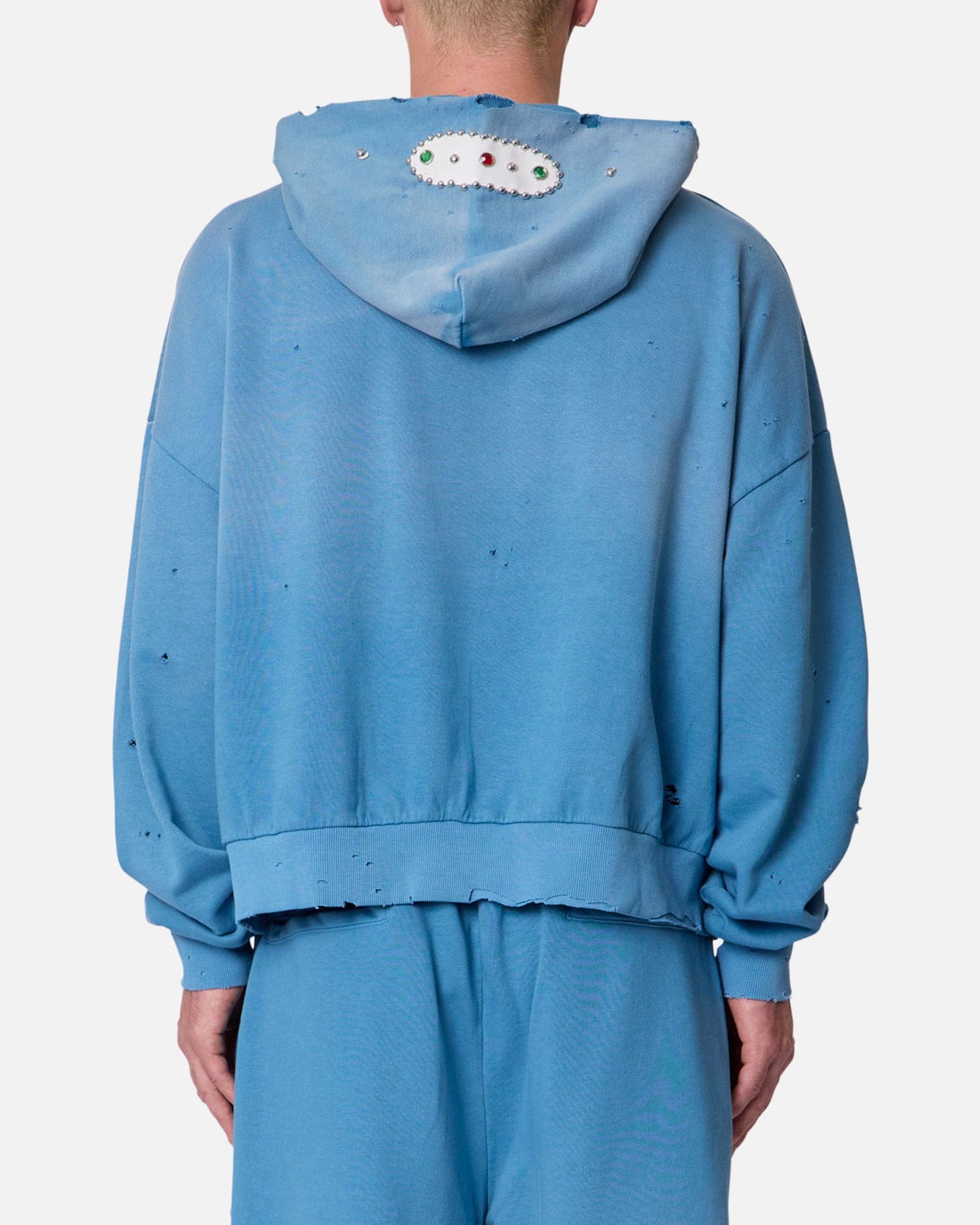 MNML Mojave Hoodie Washed Blue