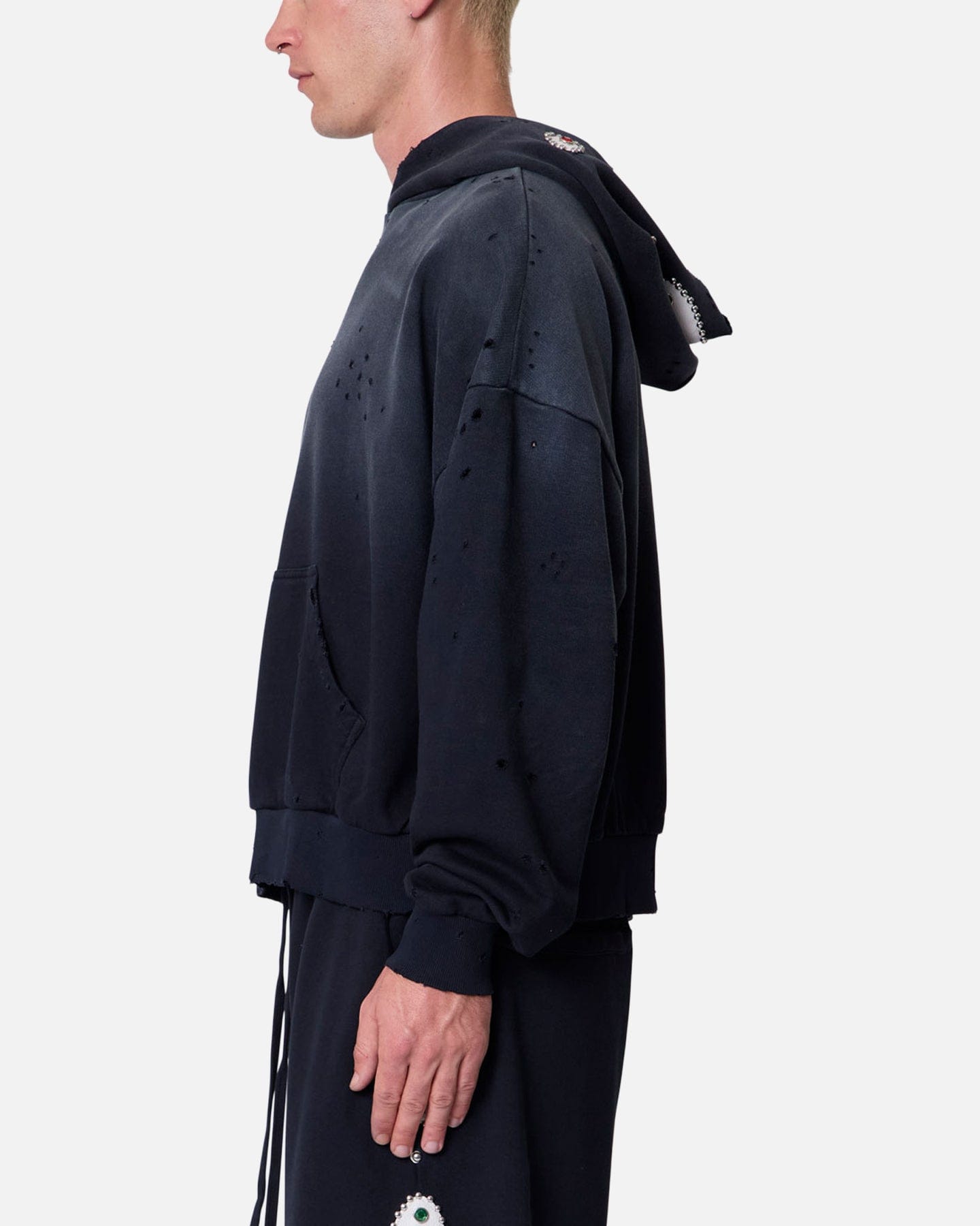 MNML Mojave Hoodie Washed Black