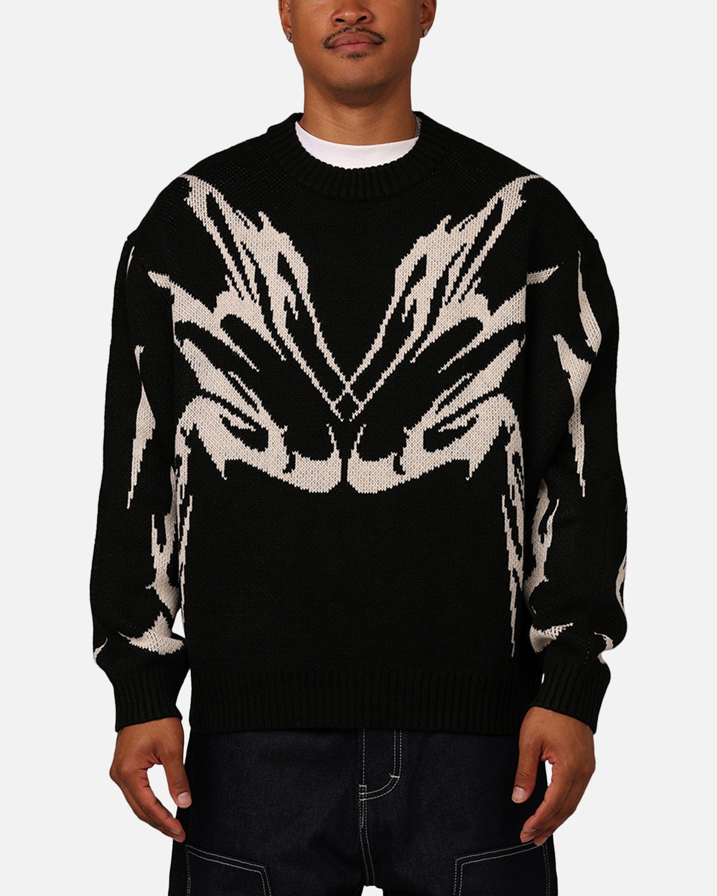 Loiter Cyber Knit Sweater Black