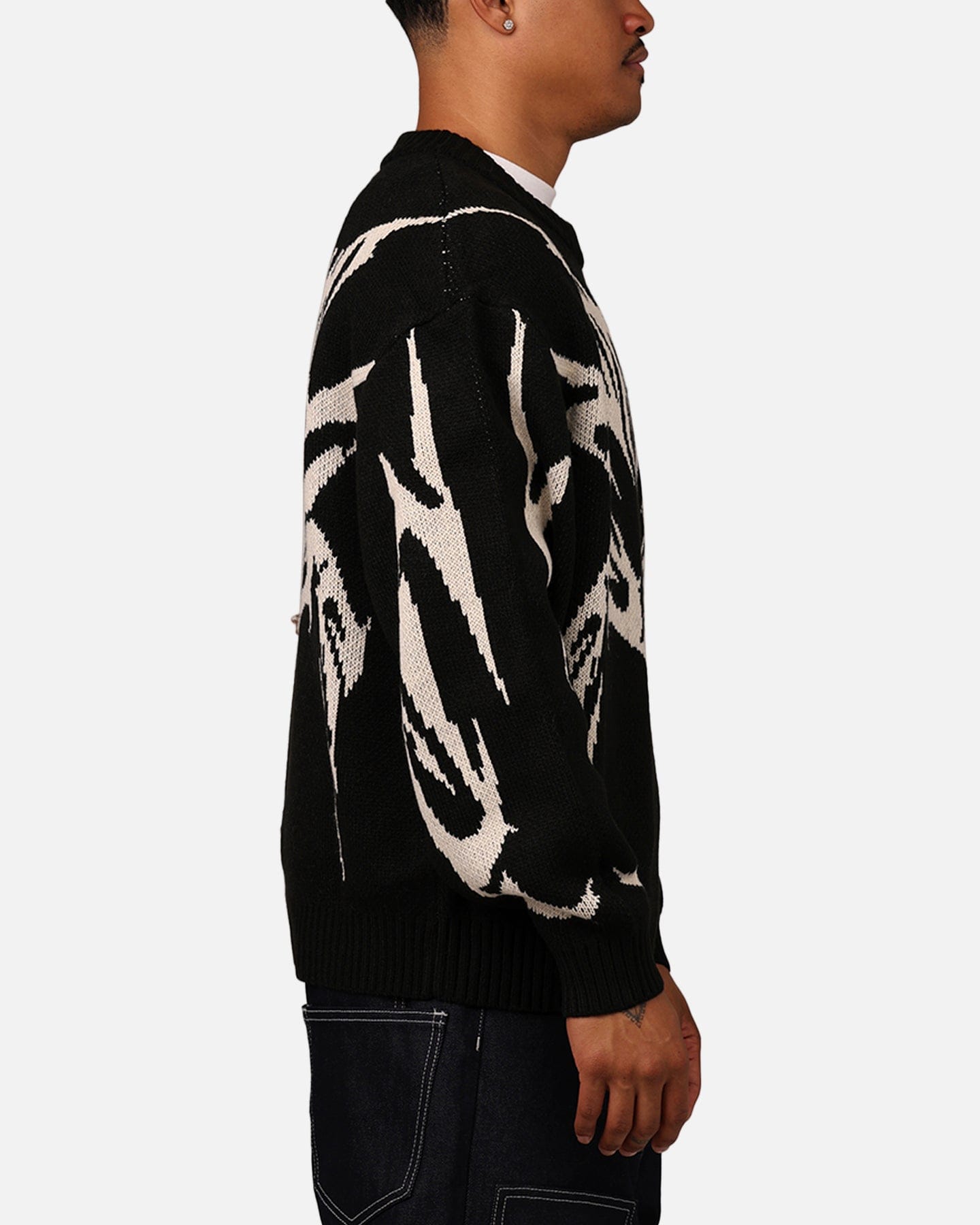 Loiter Cyber Knit Sweater Black