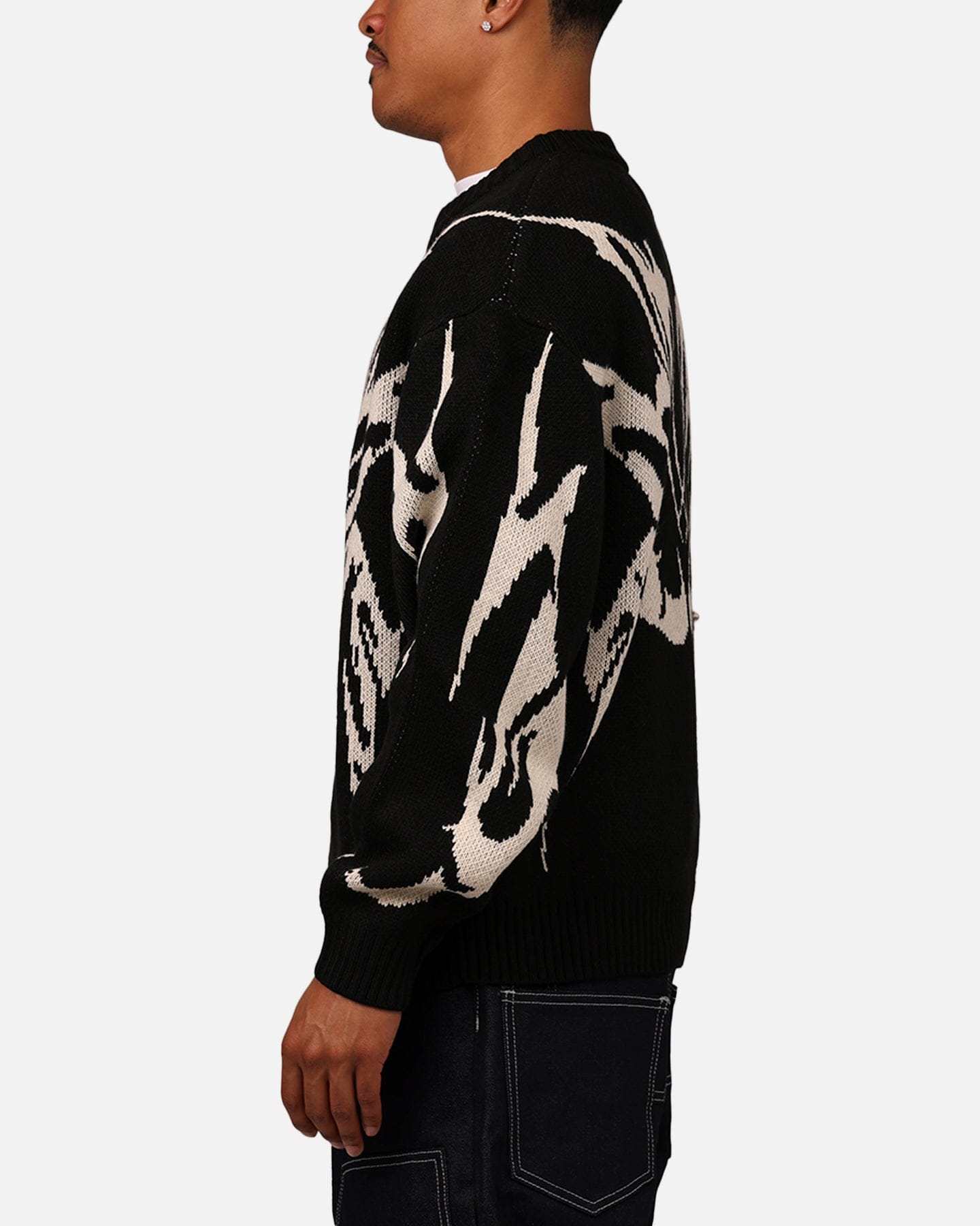 Loiter Cyber Knit Sweater Black